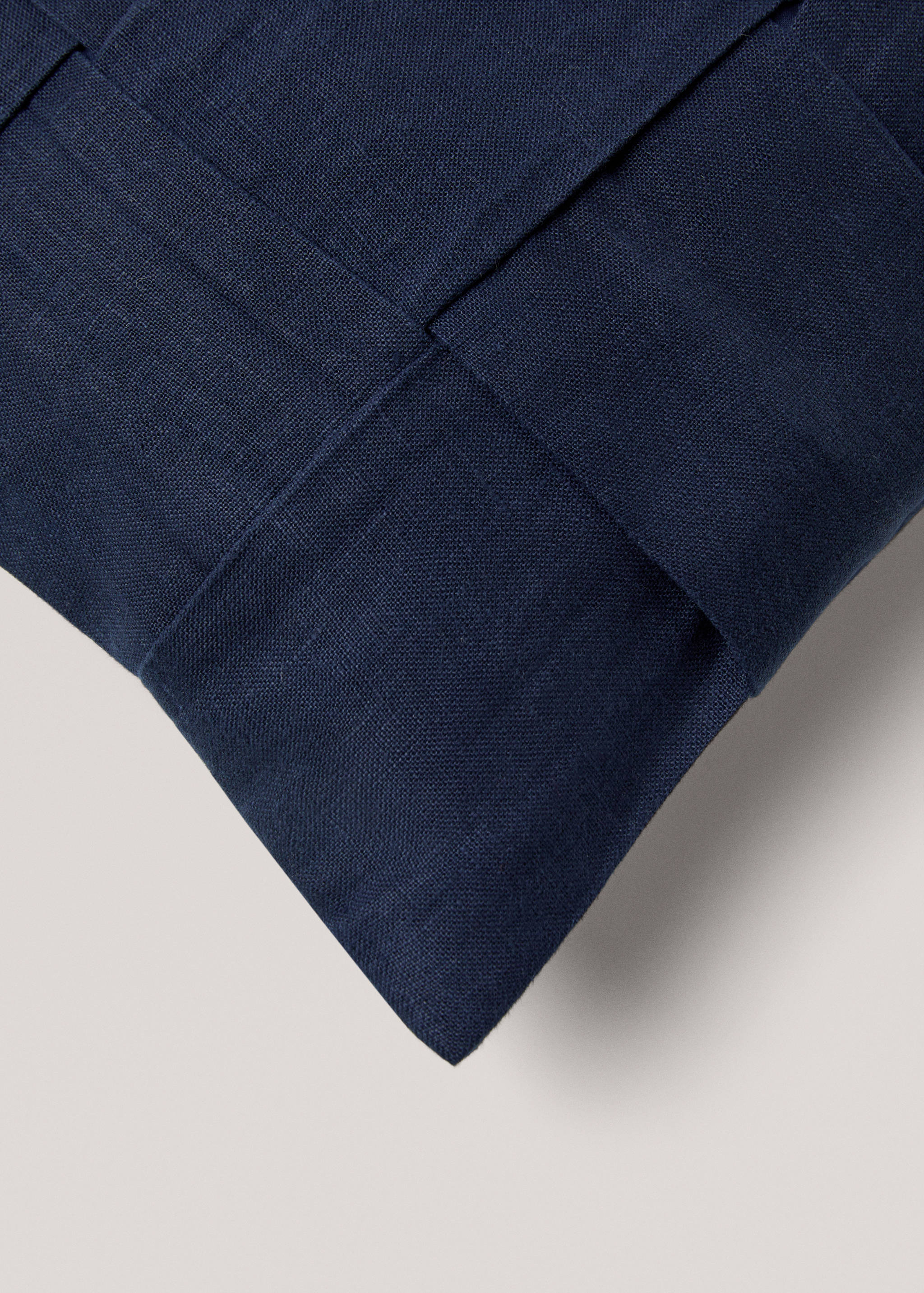 Διακοσμητική μαξιλαροθήκη 100% λινό πλεγμένο 50x50 εκ - Λεπτομέρεια του προϊόντος 4