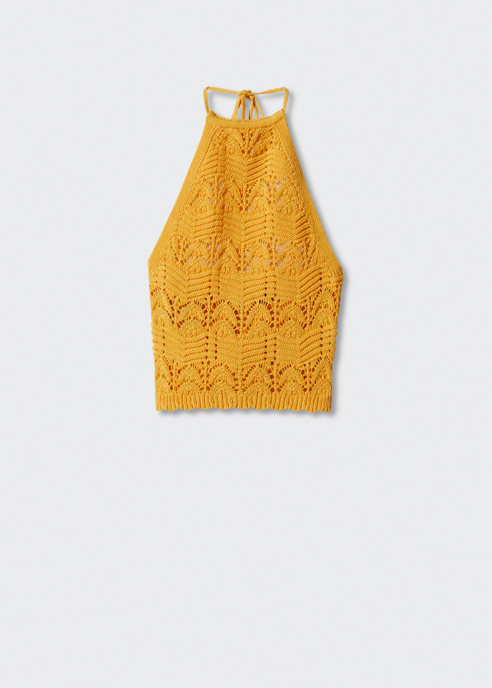 Top crochet emmanchures américaines - Article sans modèle