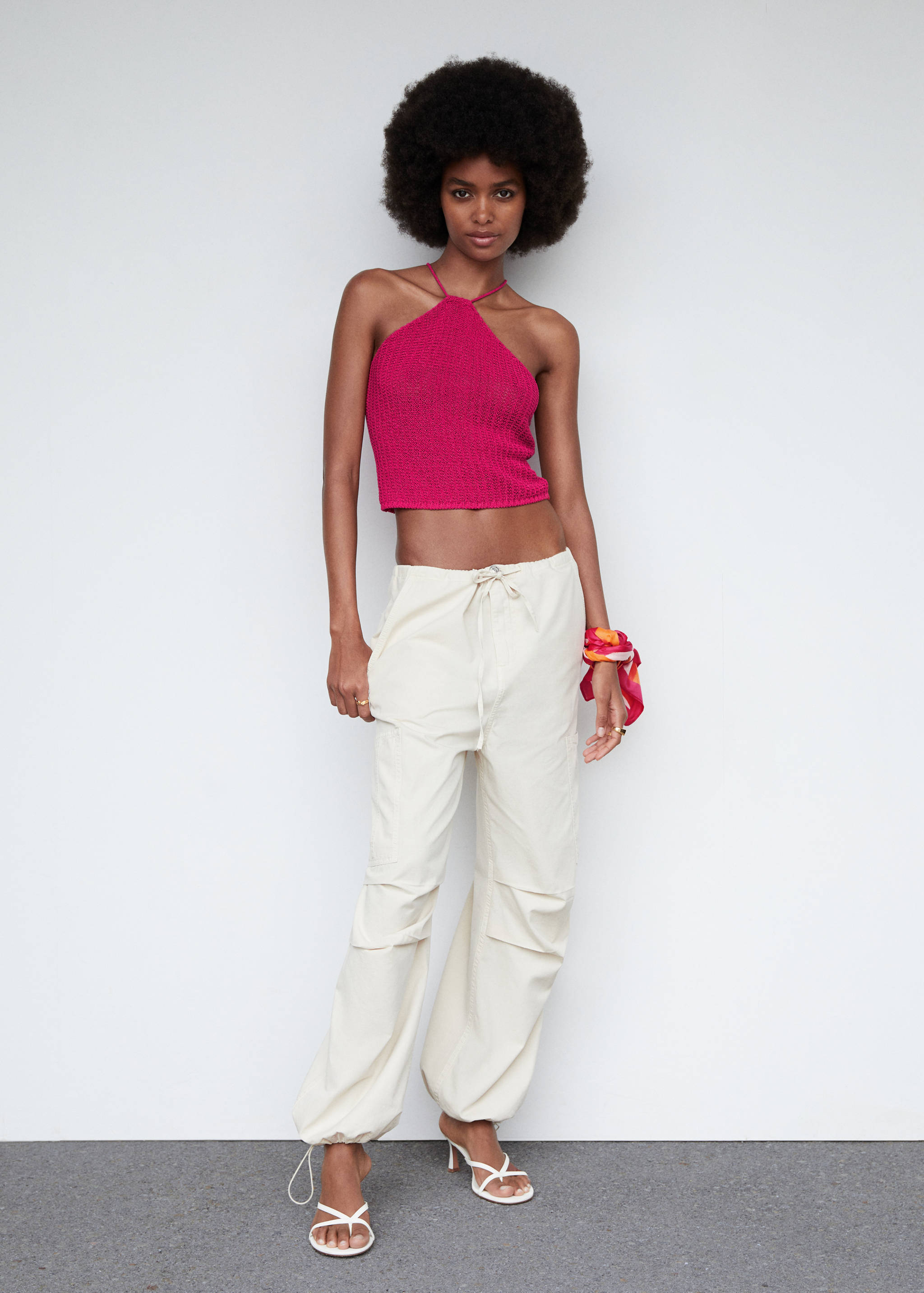 Top ganxet coll halter - Pla general