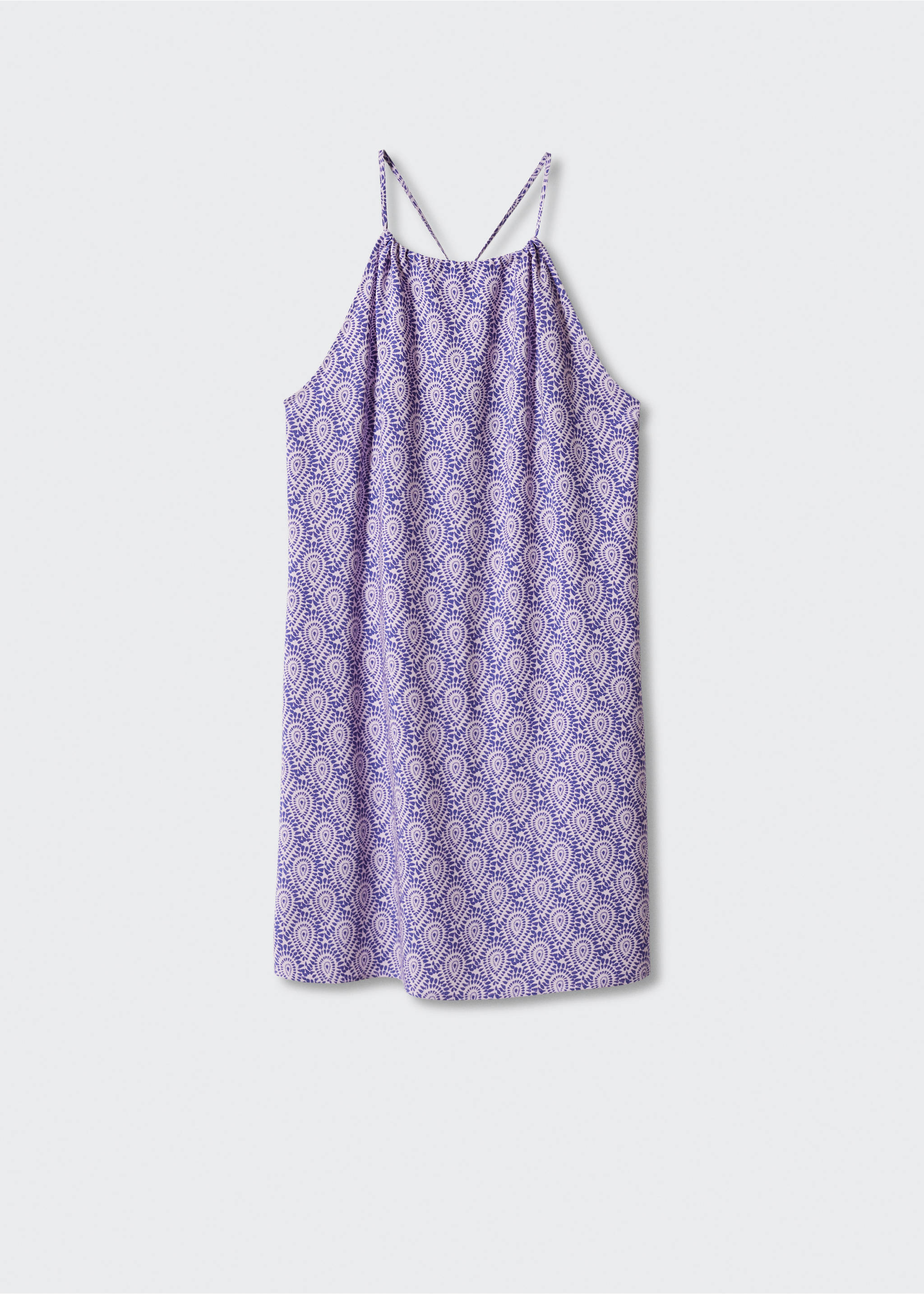 Print wrap dress - Article without model, Light/Pastel Purple. Ref: 57050455-00.