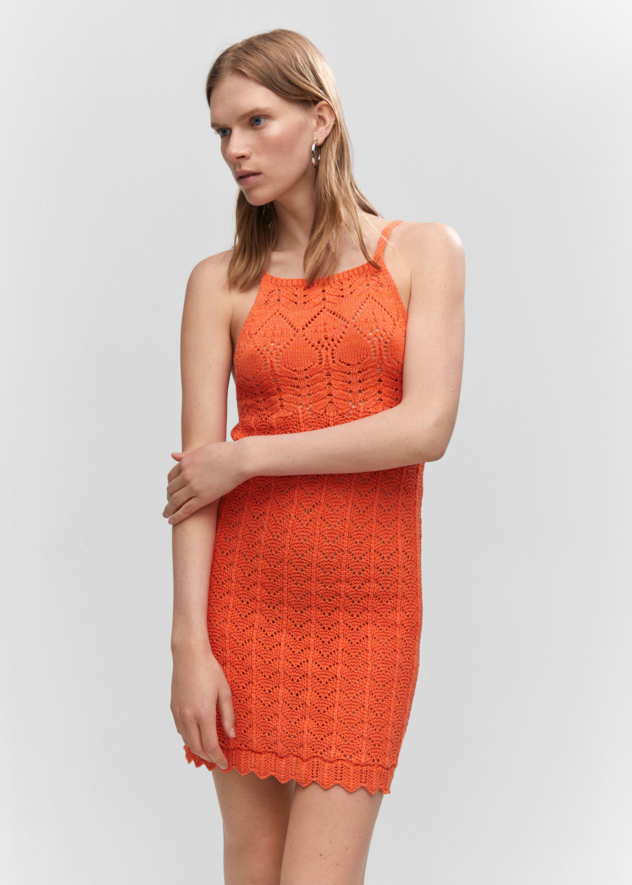 Vestit punt coll halter - Pla mig