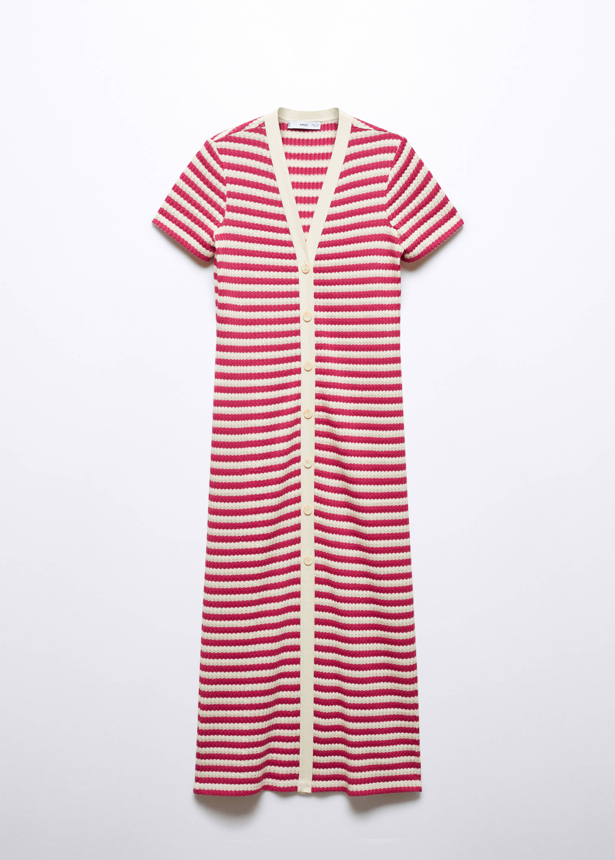 Striped jersey dress - Article without model