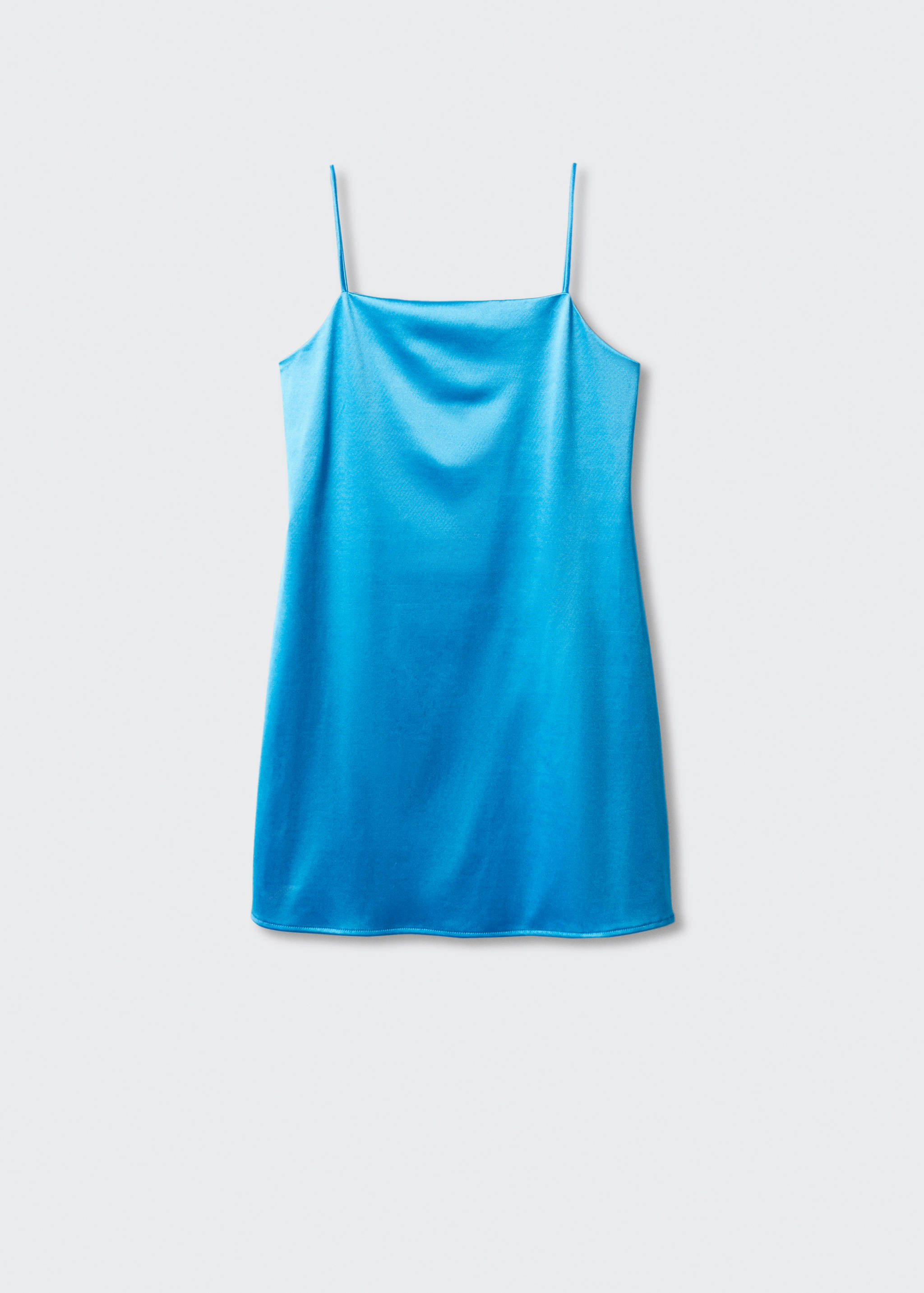 Short satin dress - Article without model