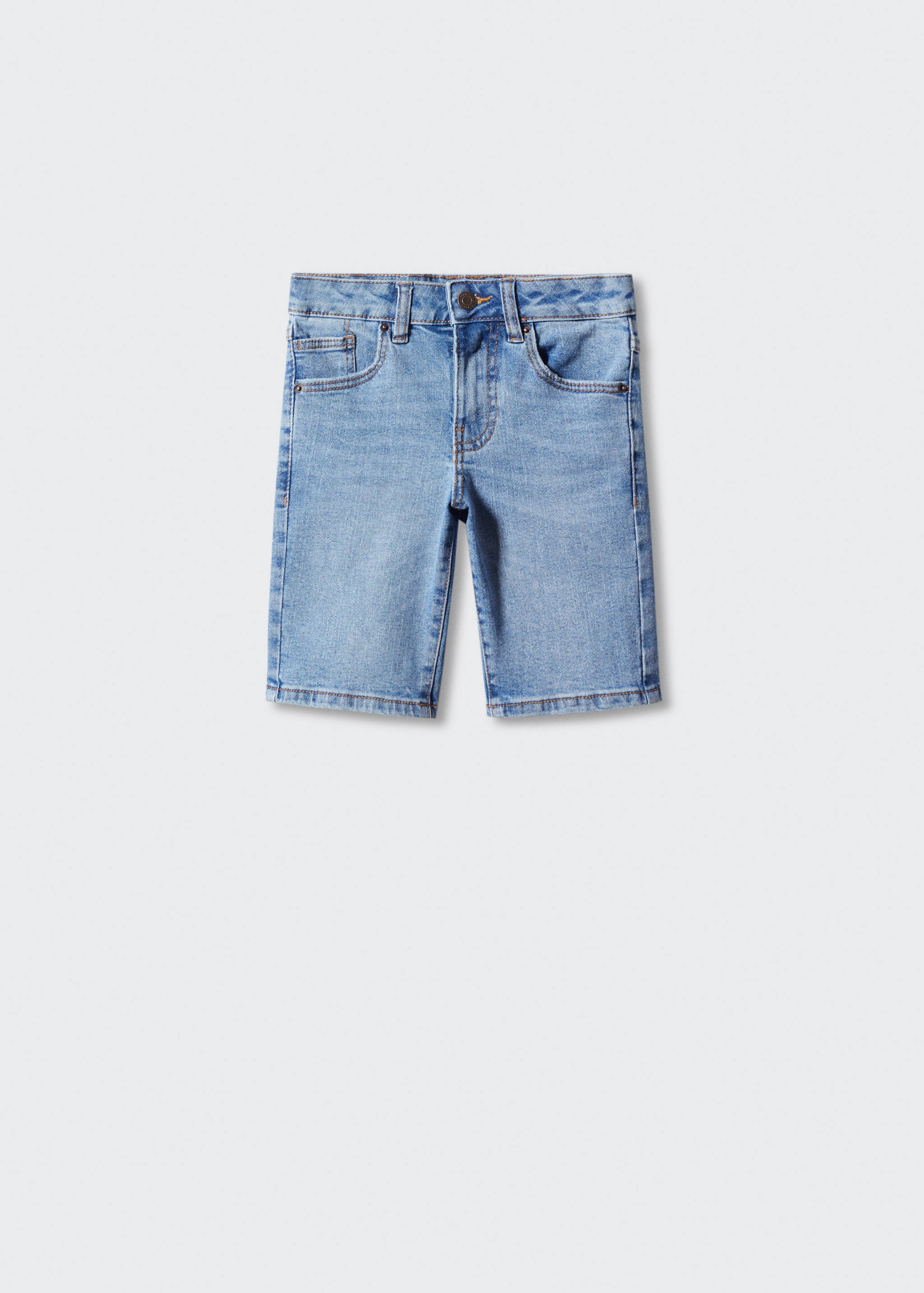 Cotton denim shorts - Article without model