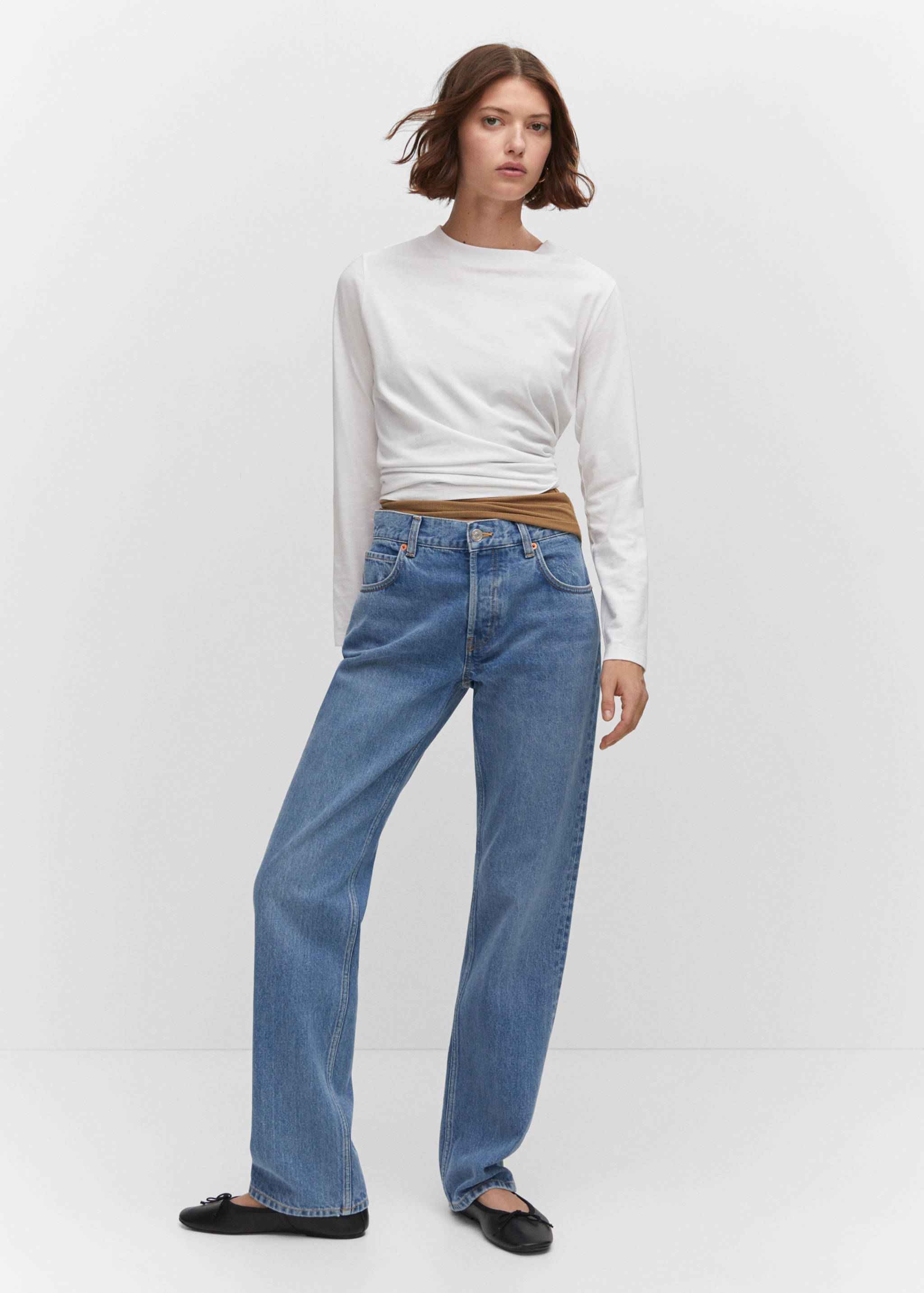 Texans rectes tir mitjà - Pla general