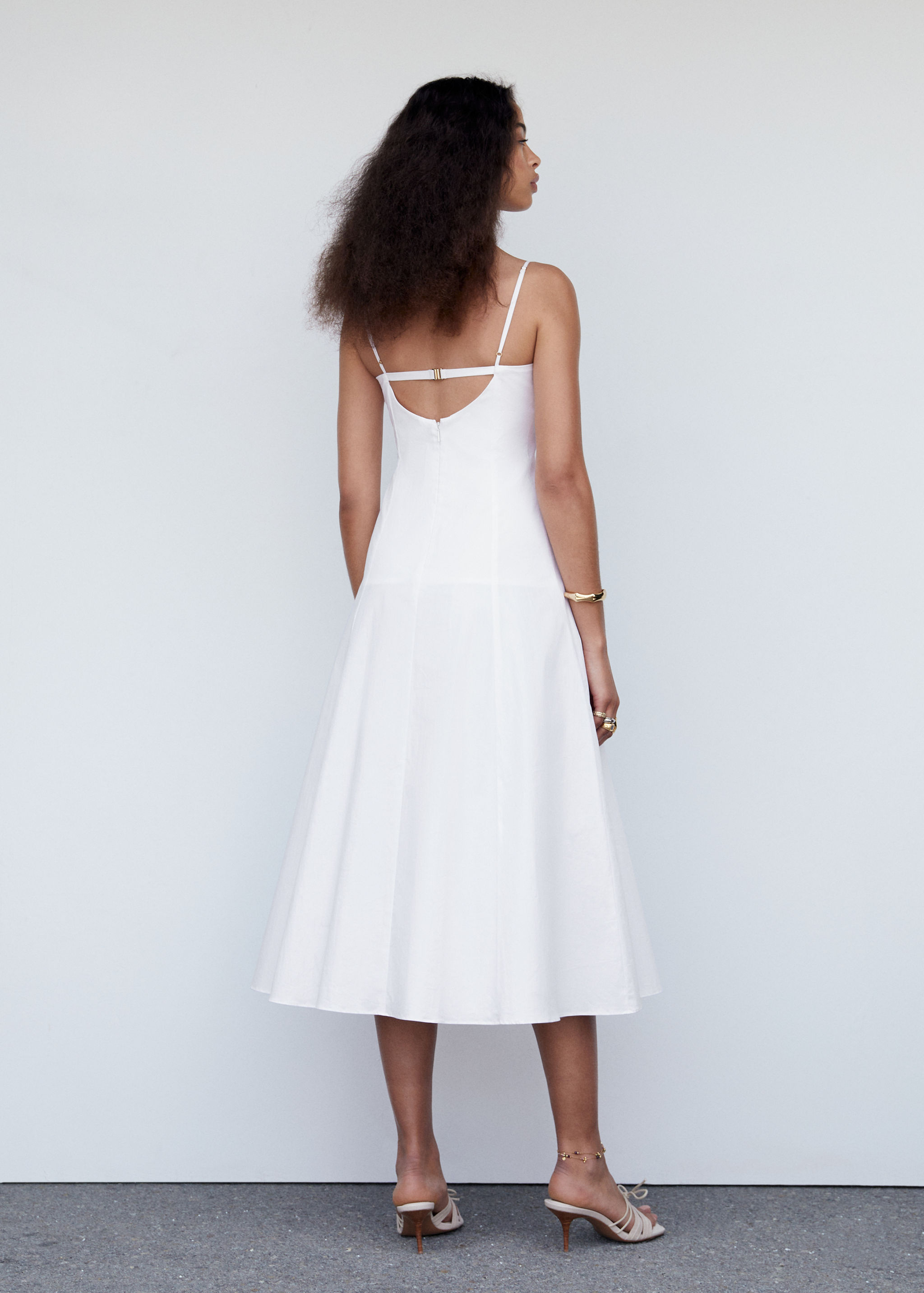 Vestit midi detall esquena - Revers de l'article