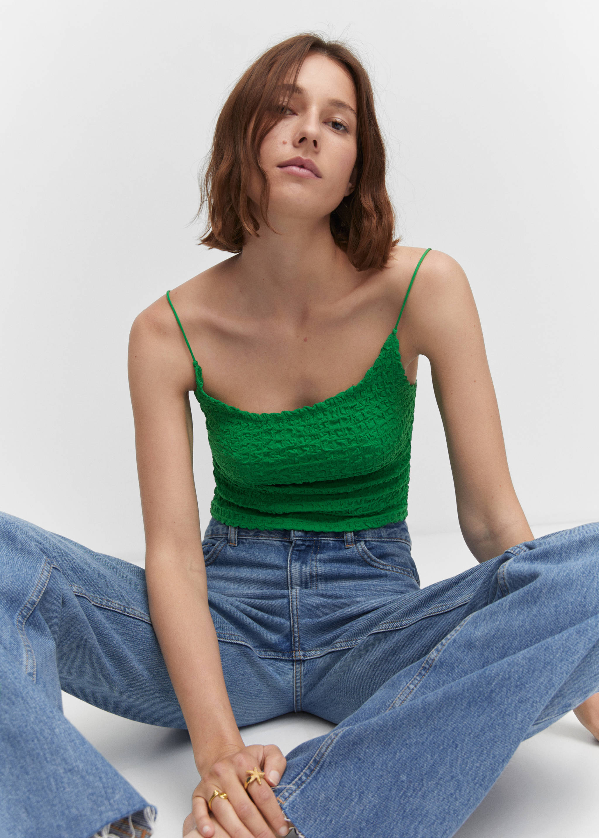 Texturerad crop top - Detaljer om artikeln 2
