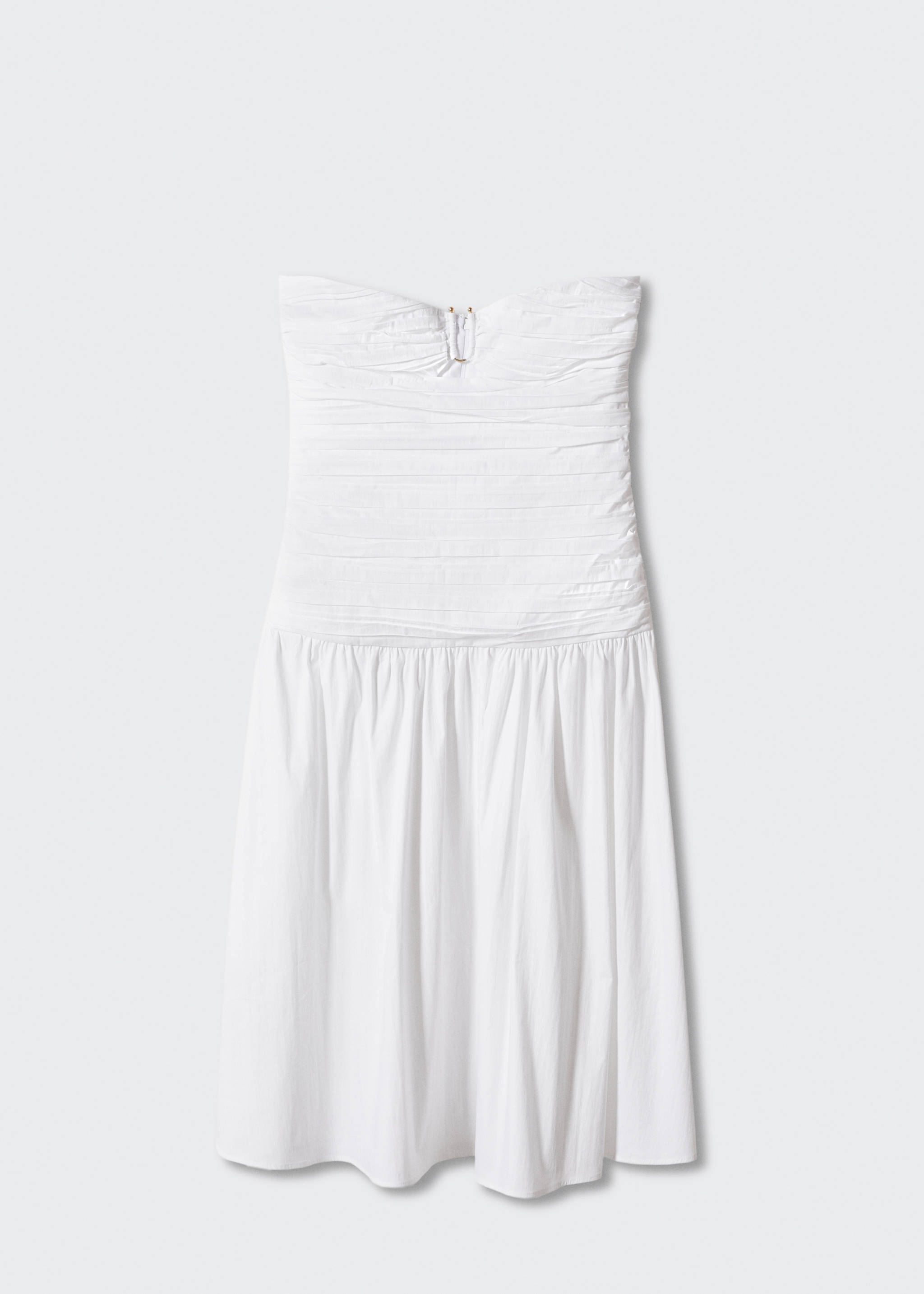 Robe drapée détail métallique - Article sans modèle