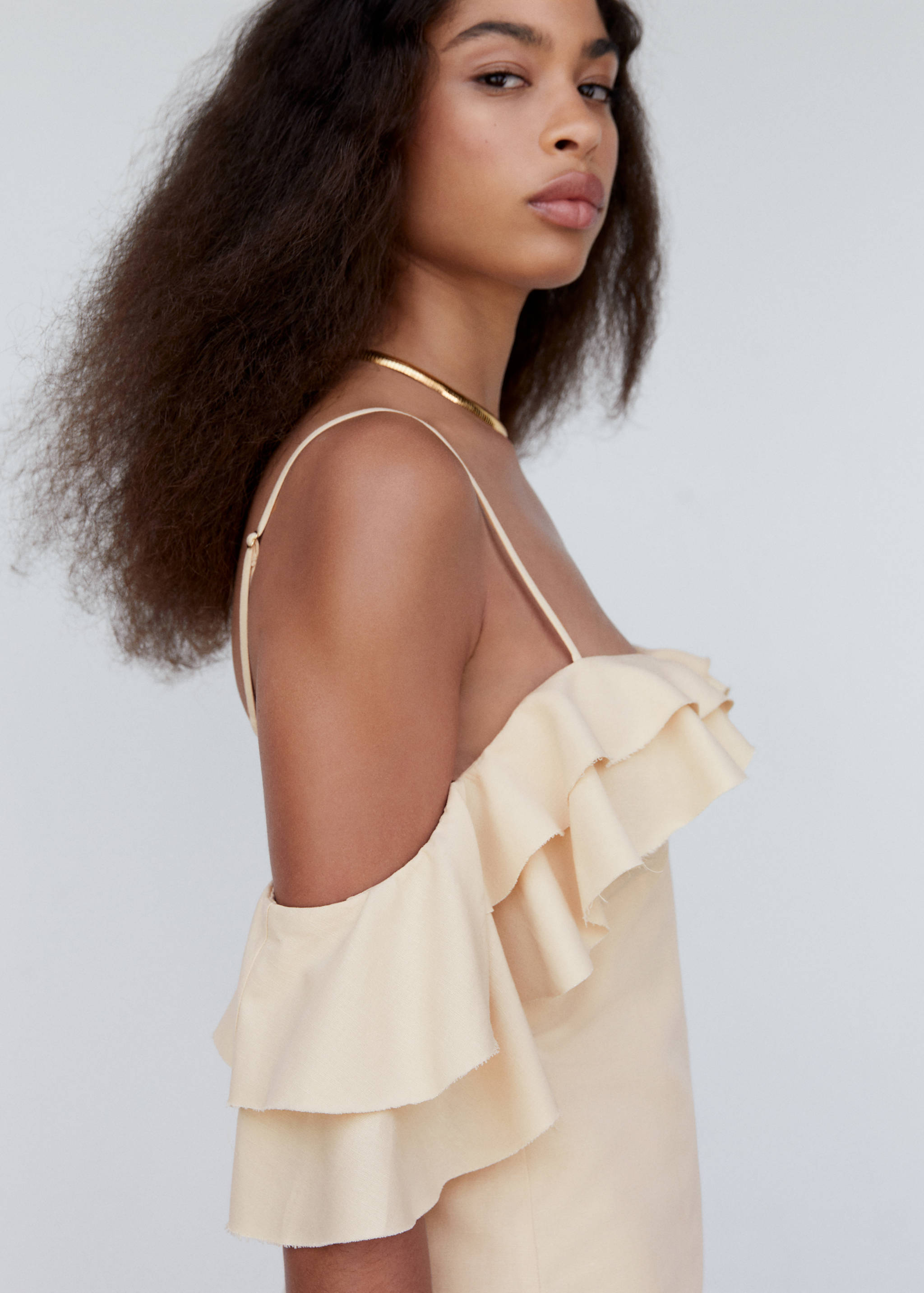 Vestido asimétrico volantes - Detalle del artículo 1