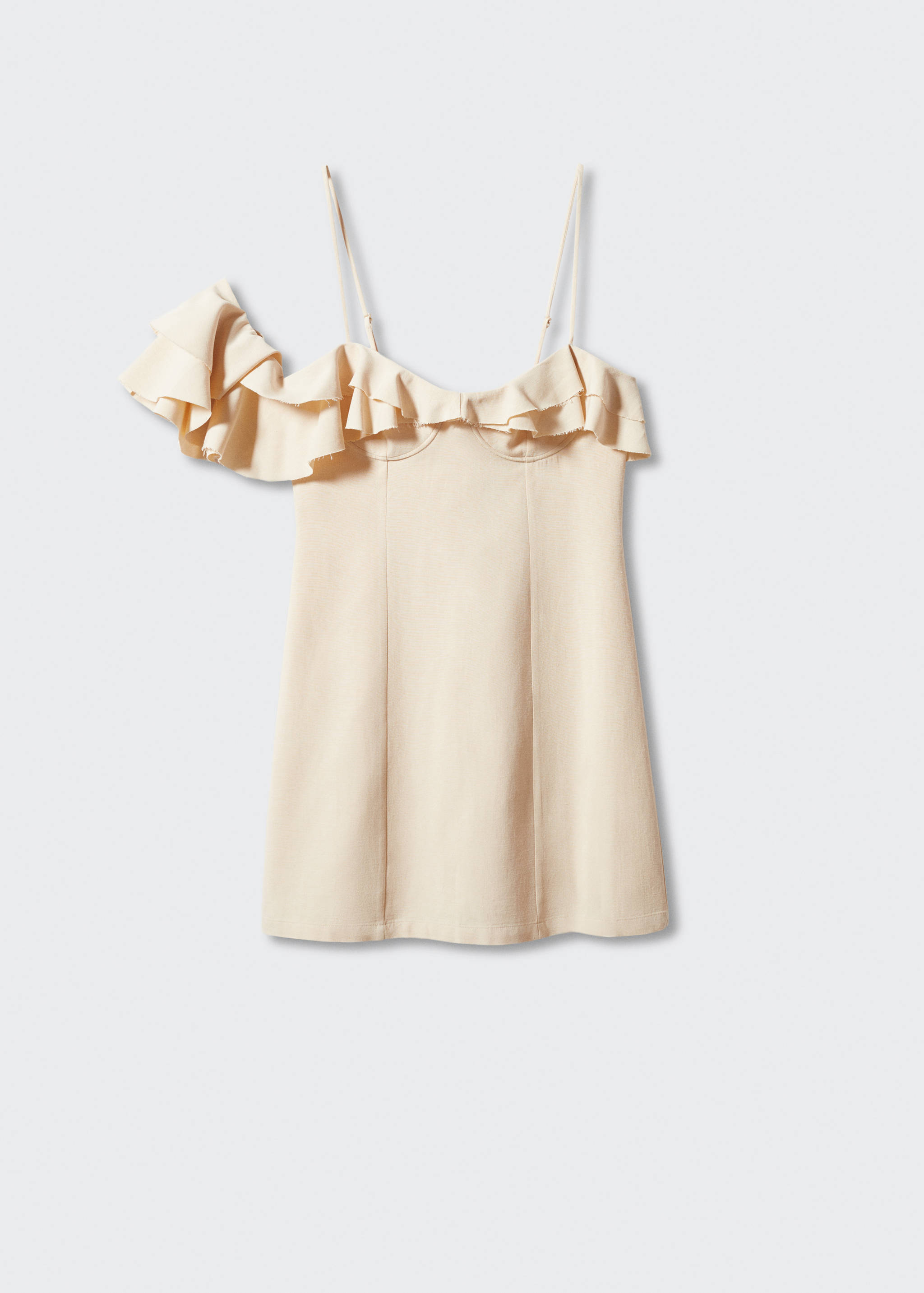 Asymmetric ruffled dress - Article without model