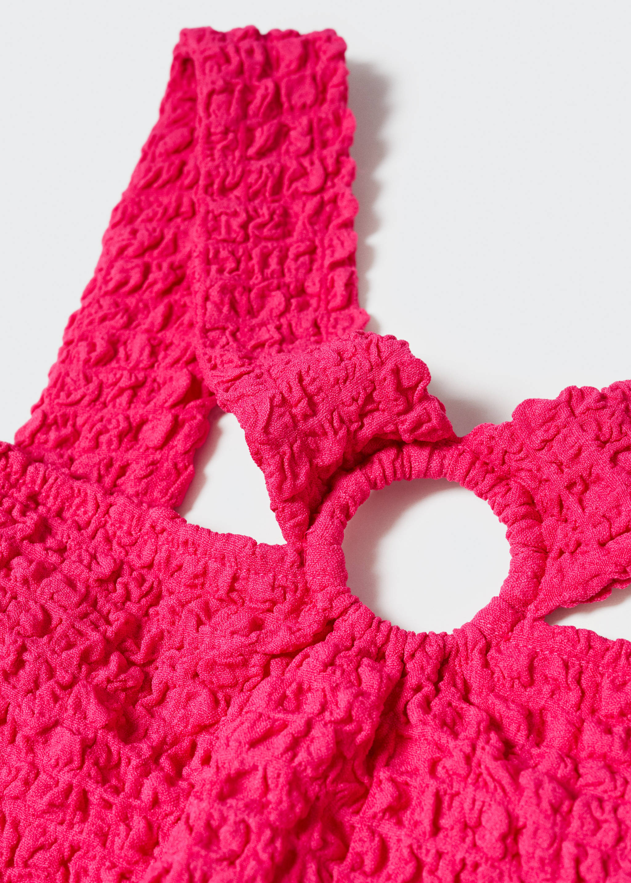 Textured top with ring detail - Details of the article 8