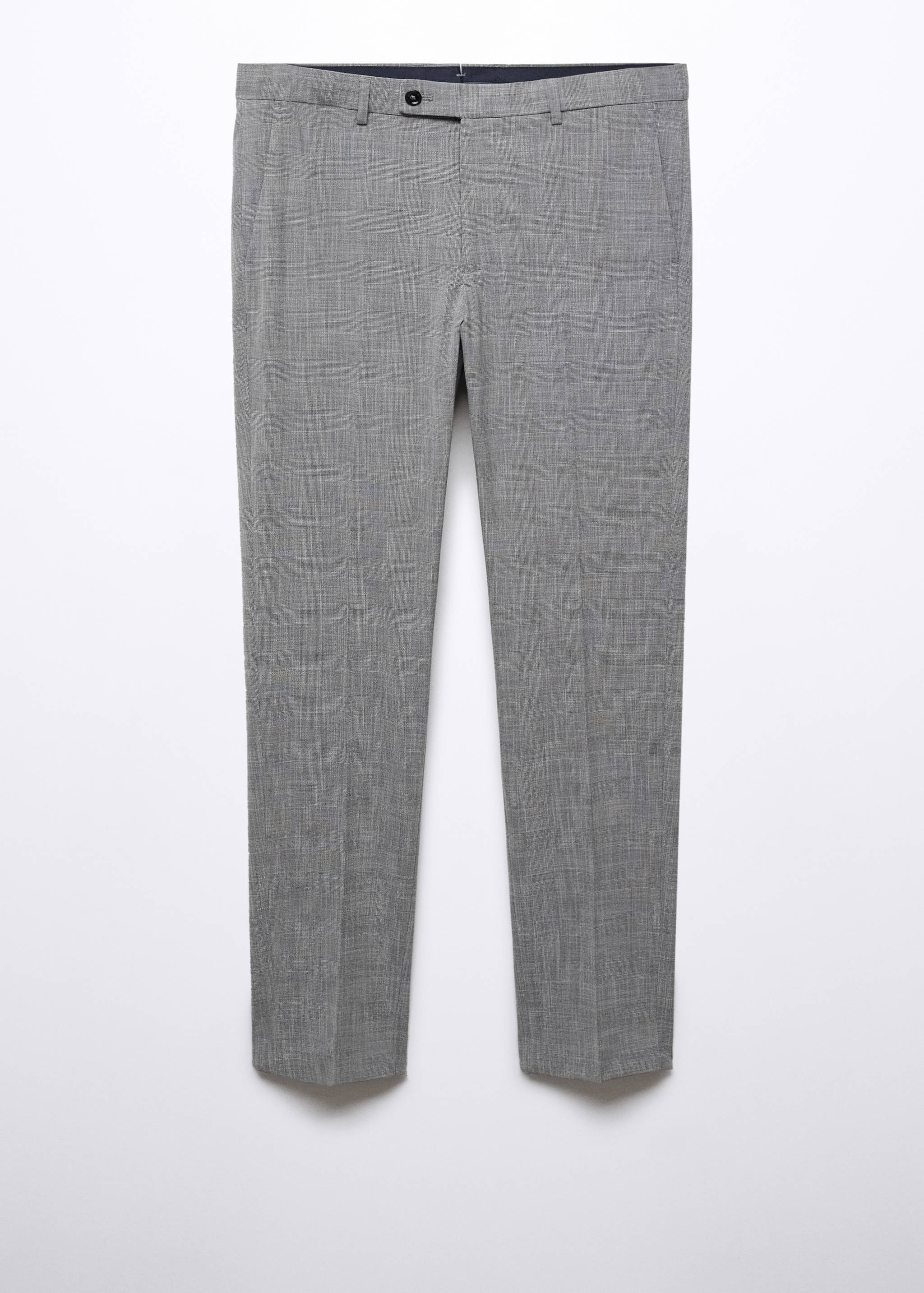 Stretch-fabric slim-fit printed suit pants - Article without model