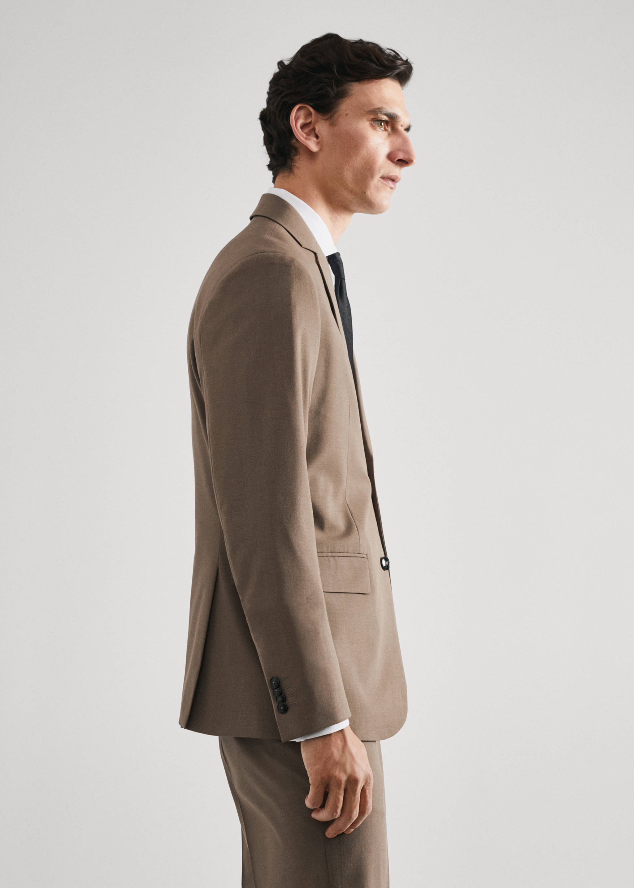 Slim Fit-Anzugjacke aus Comfort-Stretch-Gewebe - Detail des Artikels 1