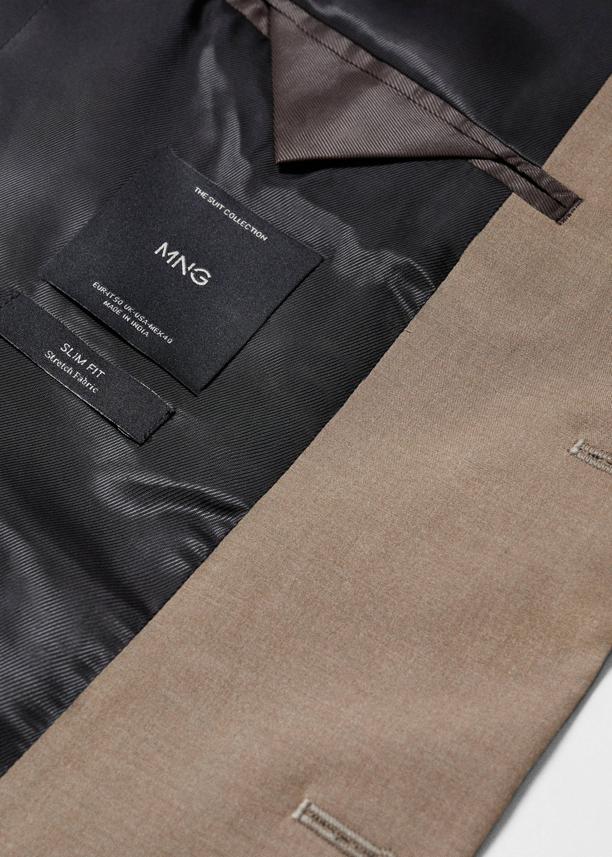 Slim Fit-Anzugjacke aus Comfort-Stretch-Gewebe - Detail des Artikels 8