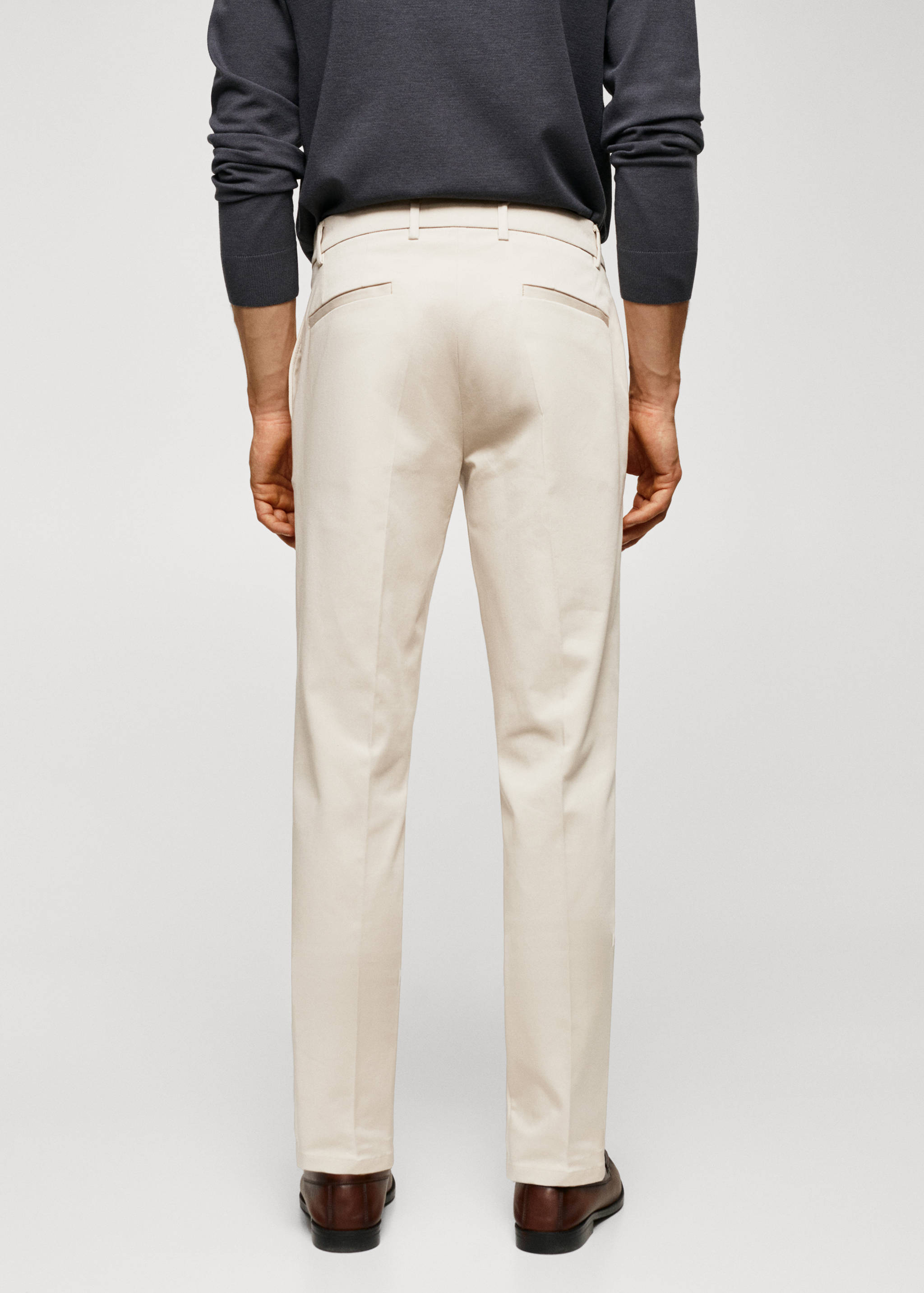 Slim fit chino trousers - Reverse of the article