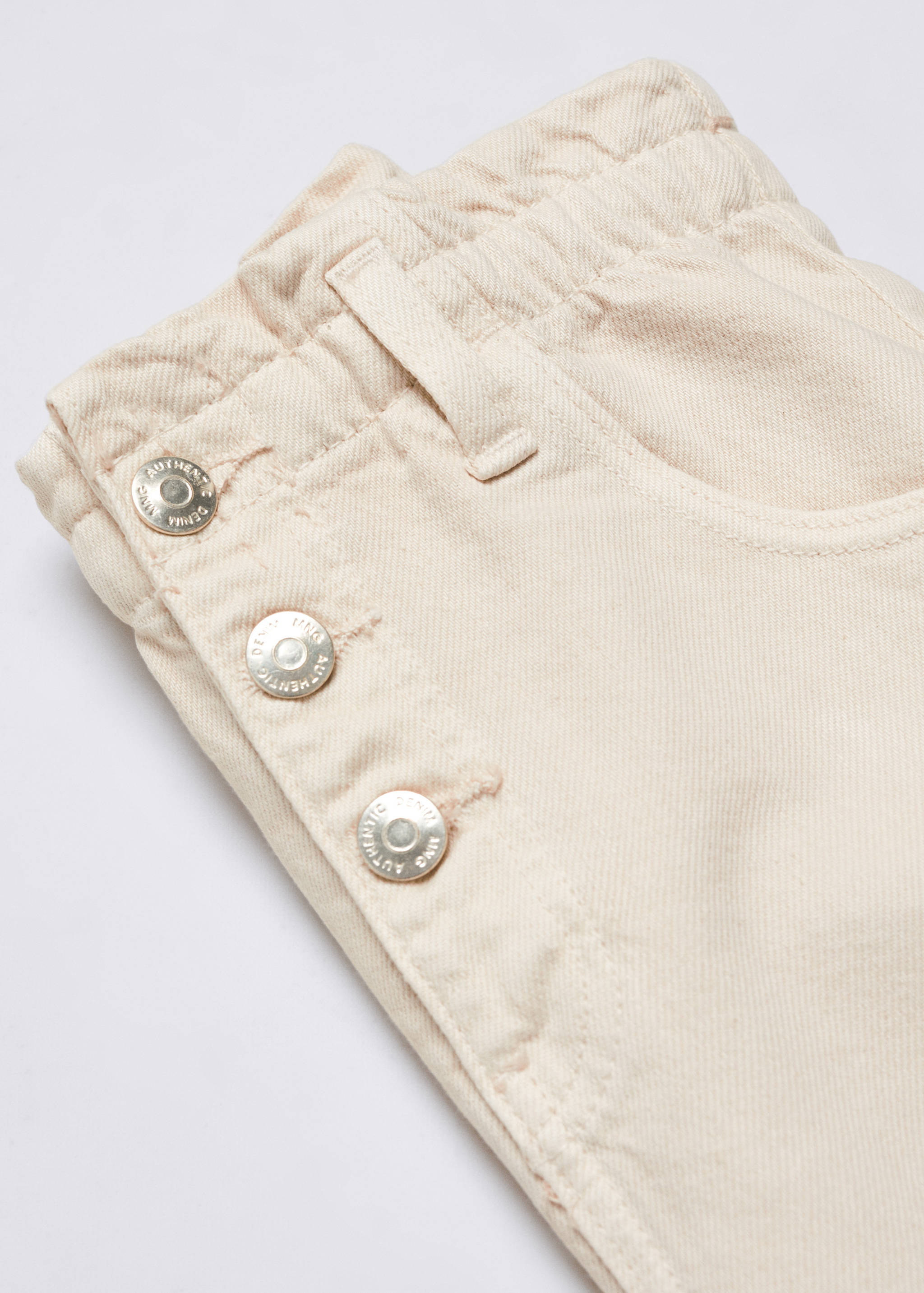 Paperbag denim skirt - Details of the article 8