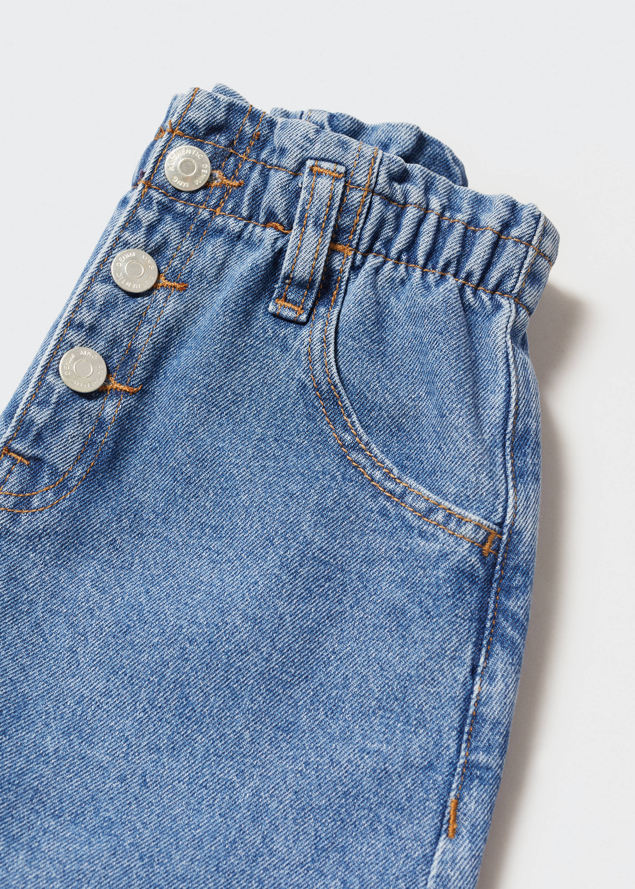 Paperbag denim skirt - Details of the article 8