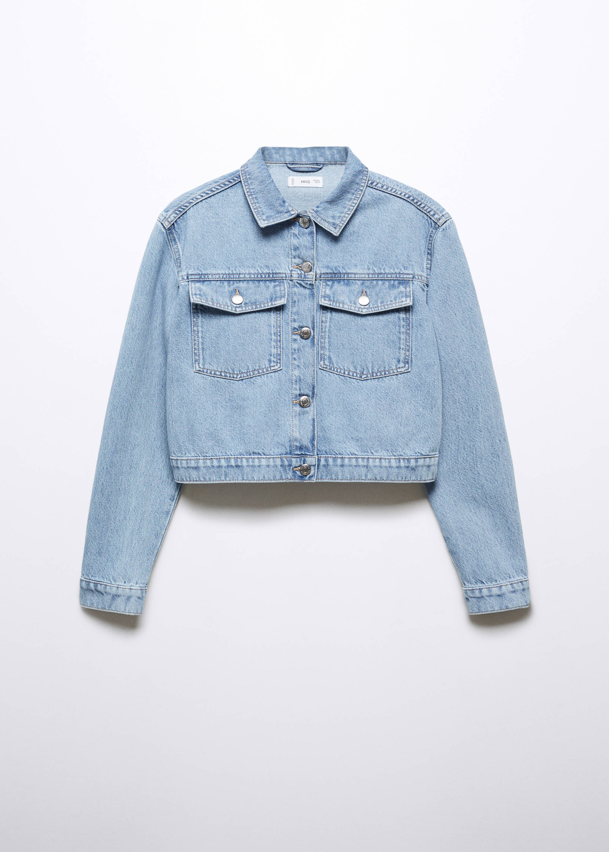 Crop denim jacket - Article without model