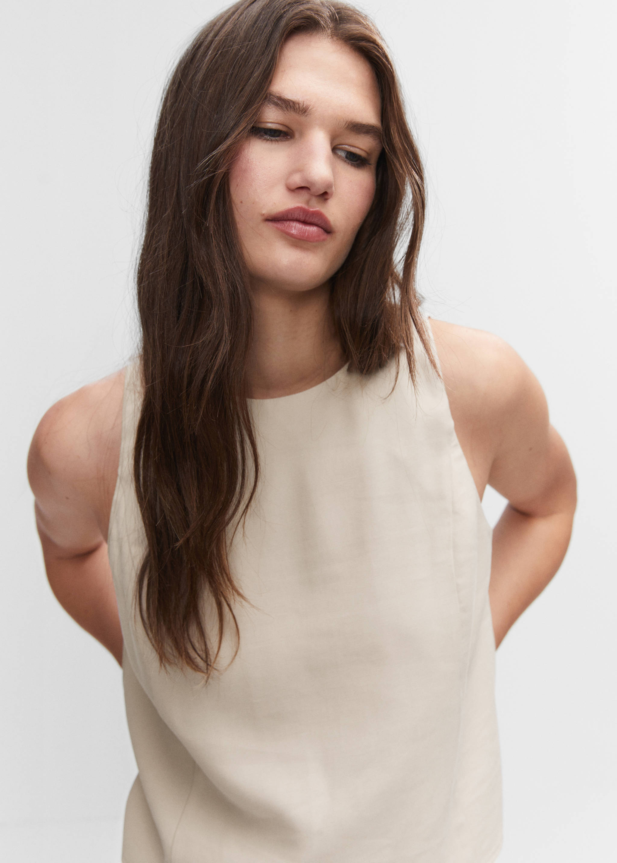 Crop top se širokými ramínky - Detail zboží 1