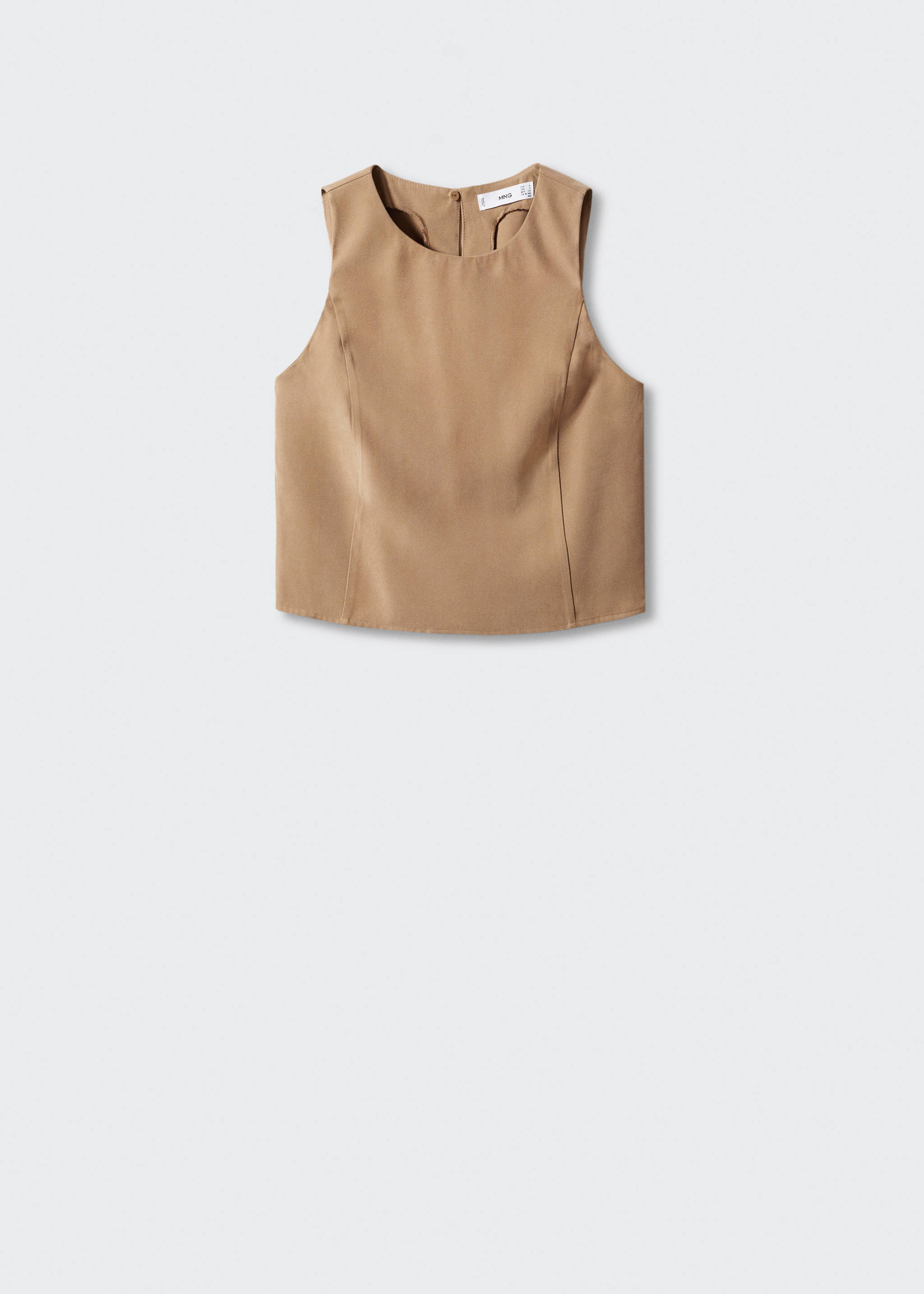 Crop top se širokými ramínky - Zboží bez modelu