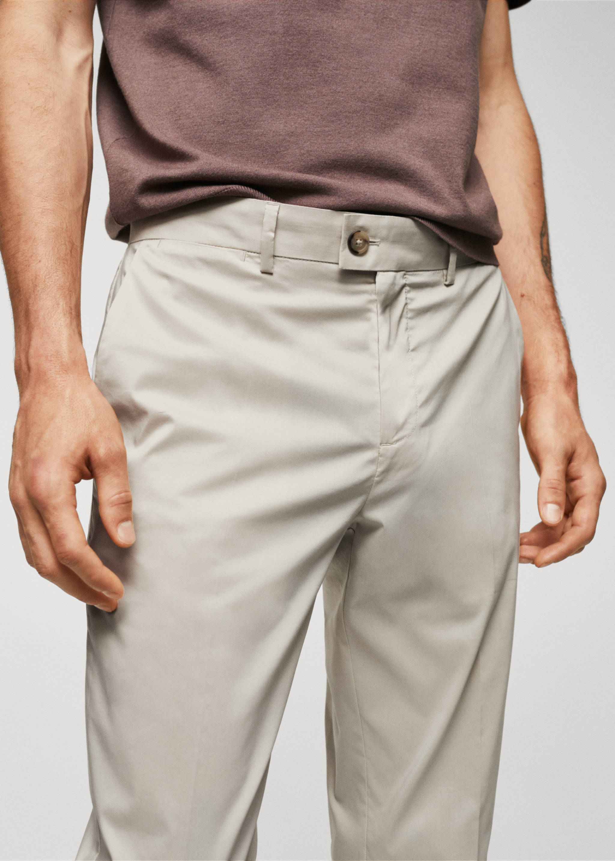 Lightweight cotton pants - Details of the article 1