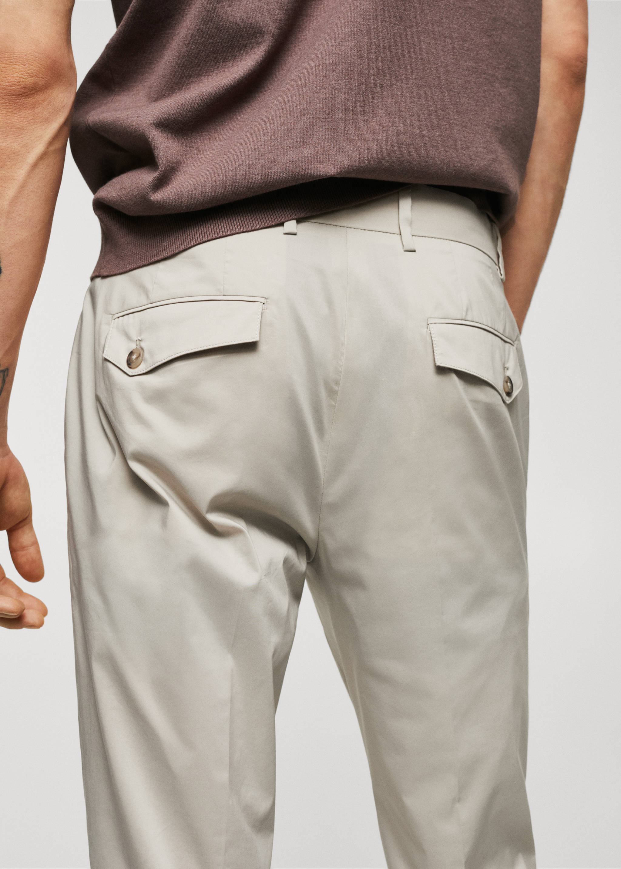 Lightweight cotton pants - Details of the article 6