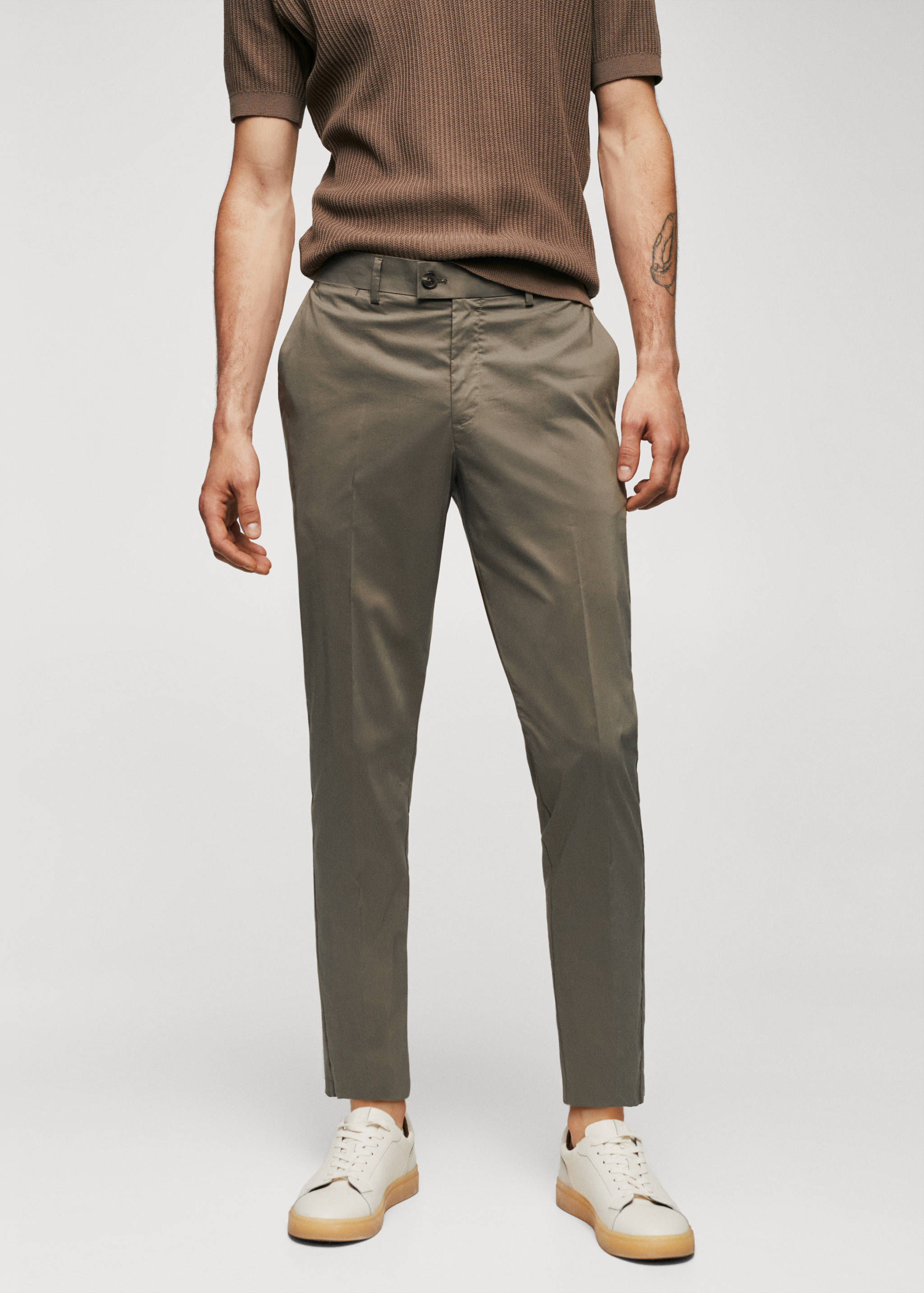 Lightweight cotton pants - Medium plane