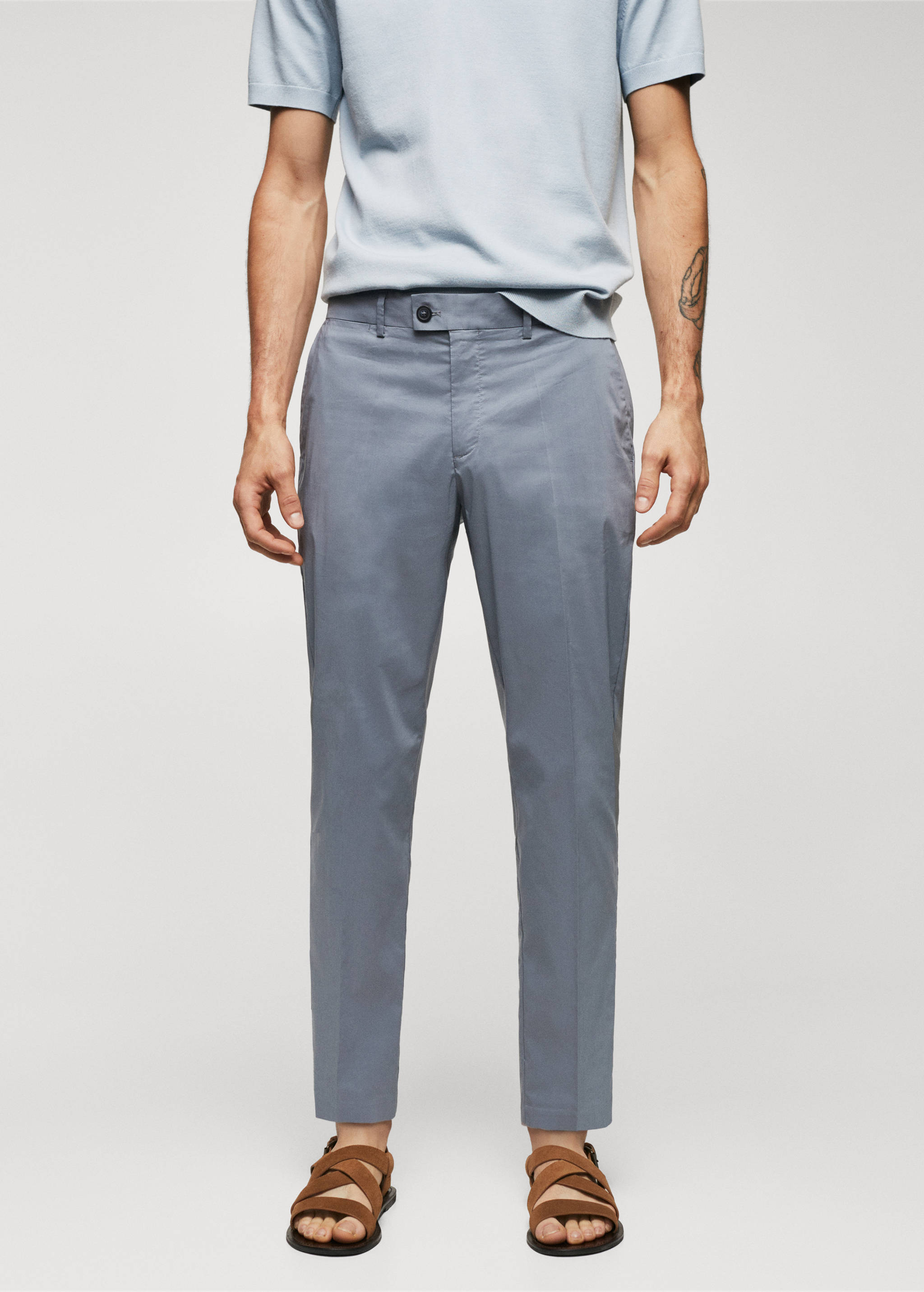 Lightweight cotton pants - Medium plane