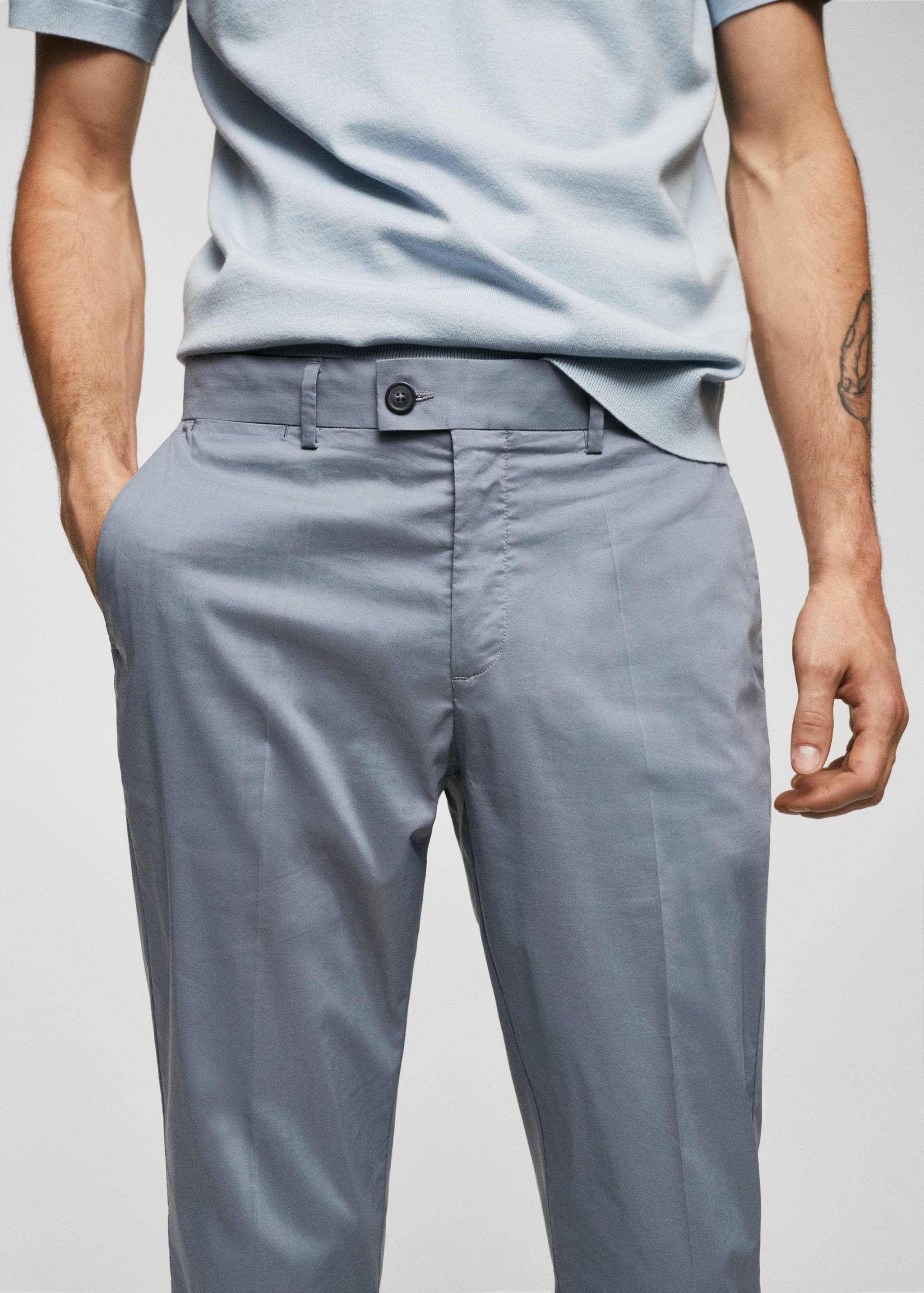 Lightweight cotton pants - Details of the article 1