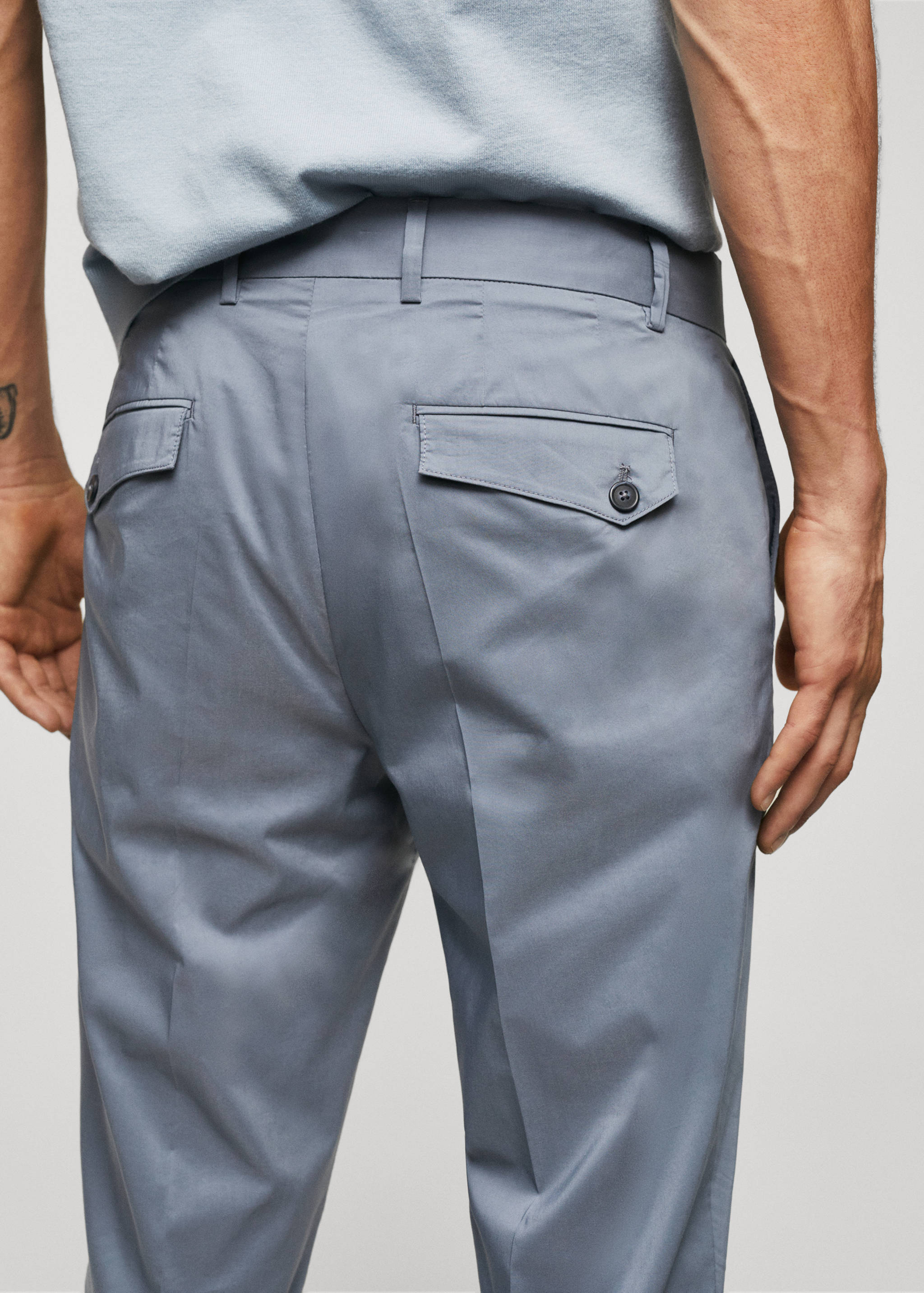 Lightweight cotton pants - Details of the article 6