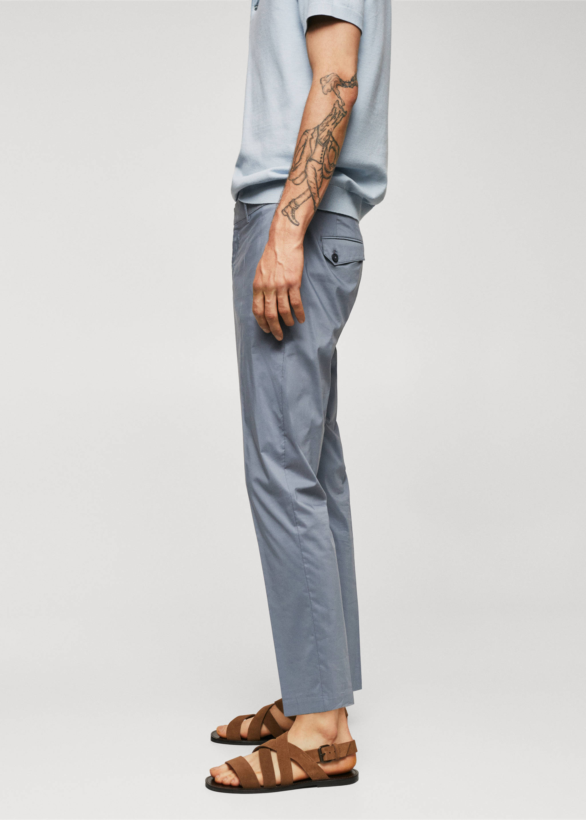 Lightweight cotton pants - Details of the article 2