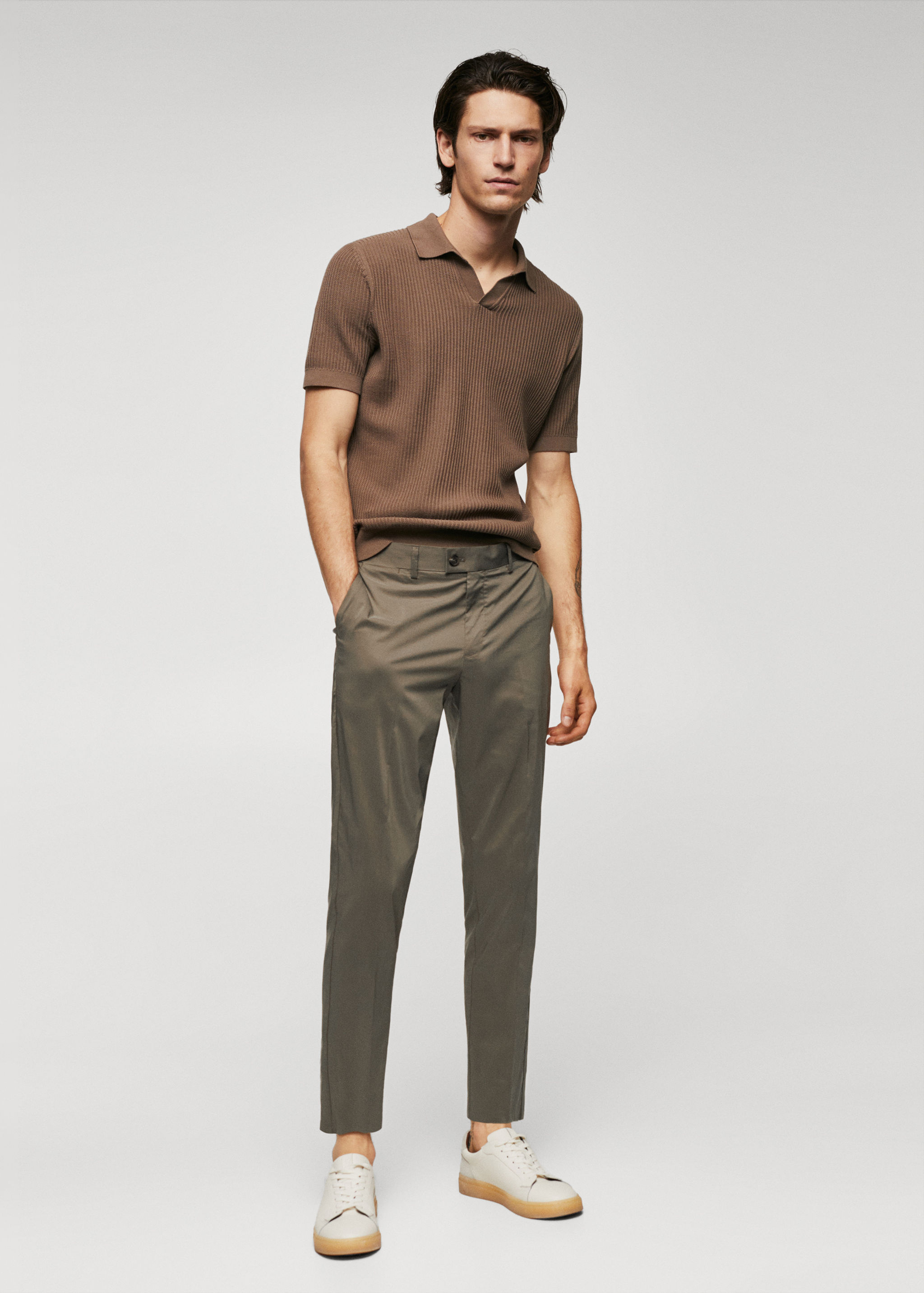 Pantalons lleugers de cotó - Pla general