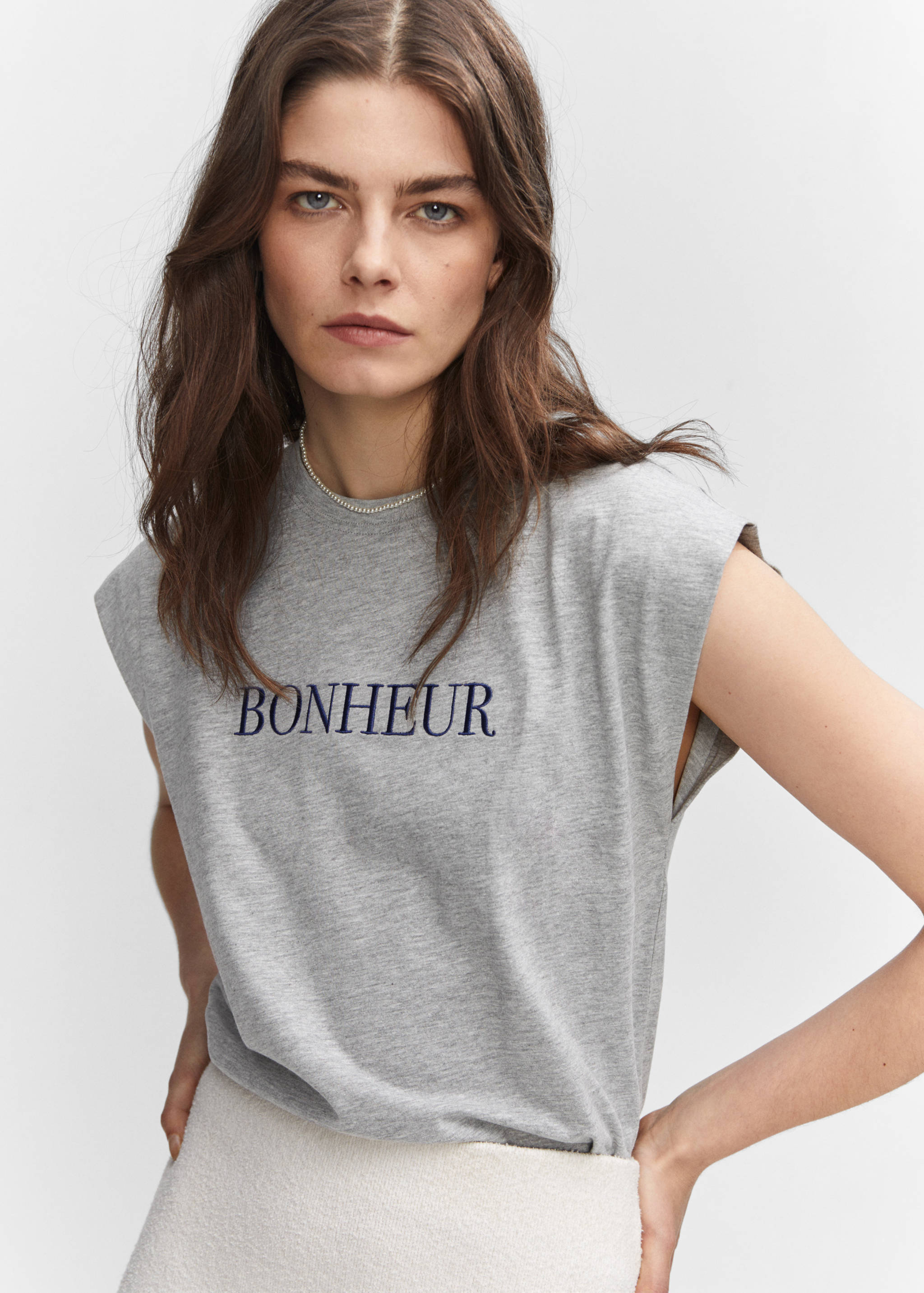 T-Shirt mit Schriftzug - Detail des Artikels 1