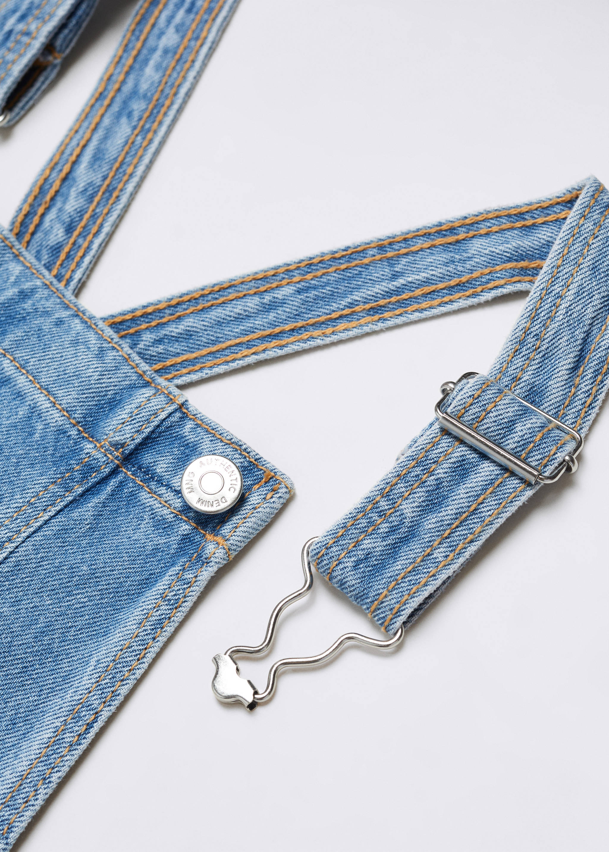 Kurzer Baumwoll-Latzrock - Detail des Artikels 8