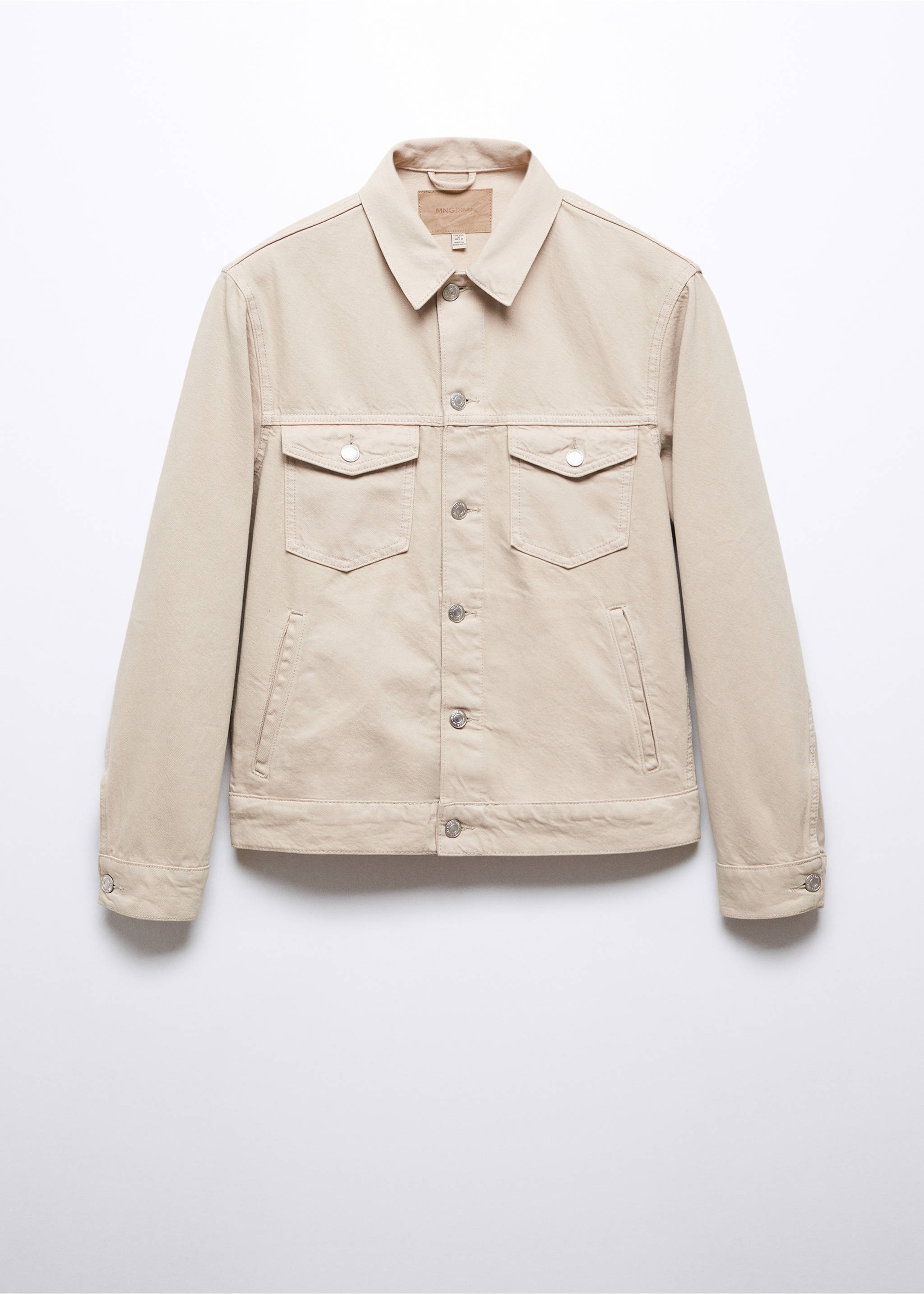 Blouson en jean essentiel - Article sans modèle, Beige. Ref: 57052518-00.