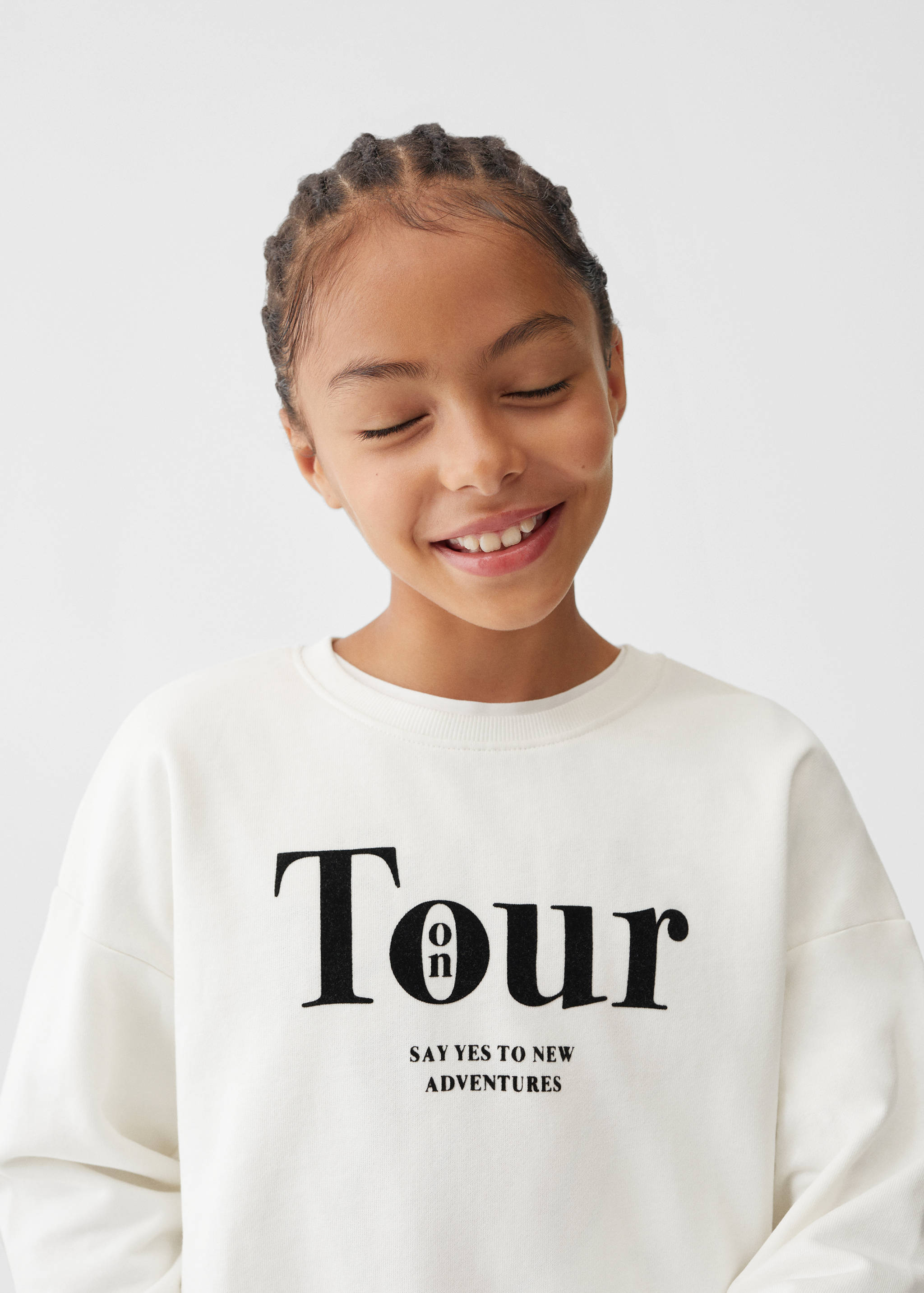 Printed cotton sweatshirt - Details of the article 1