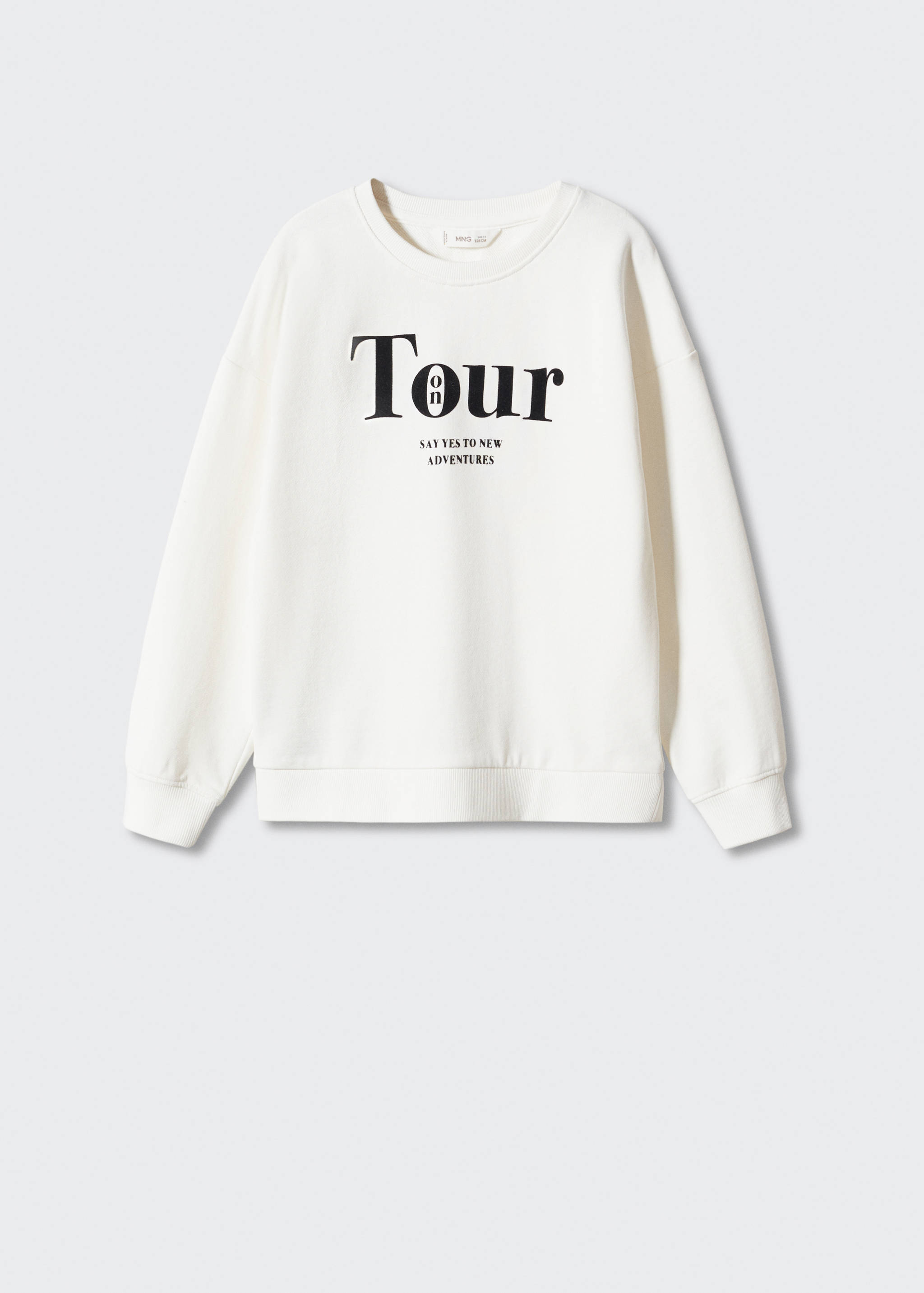 Printed cotton sweatshirt - Article without model