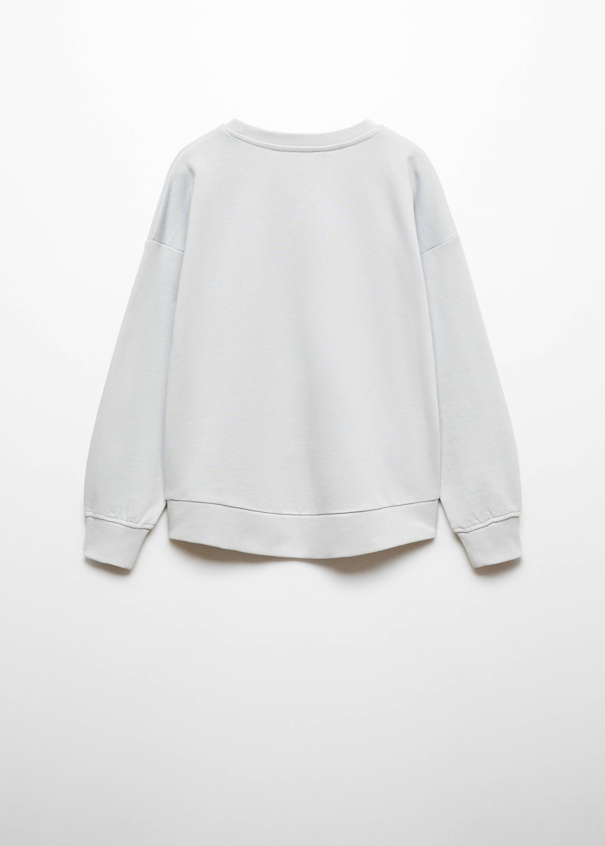 Printed cotton sweatshirt - Reverse of the article