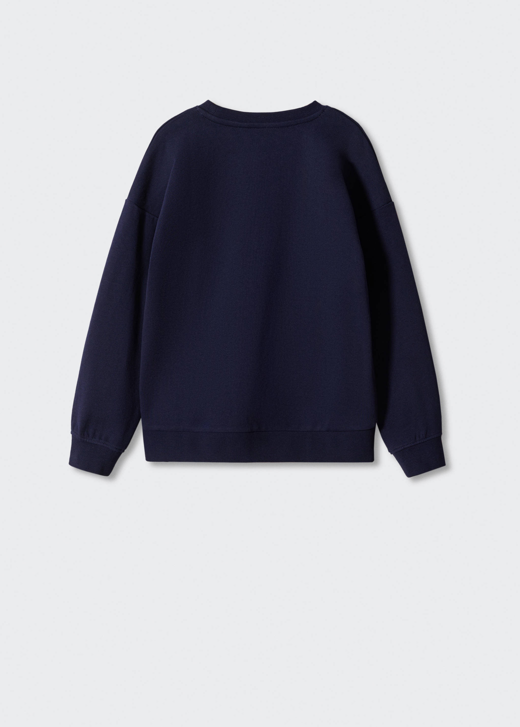 Printed cotton sweatshirt - Reverse of the article