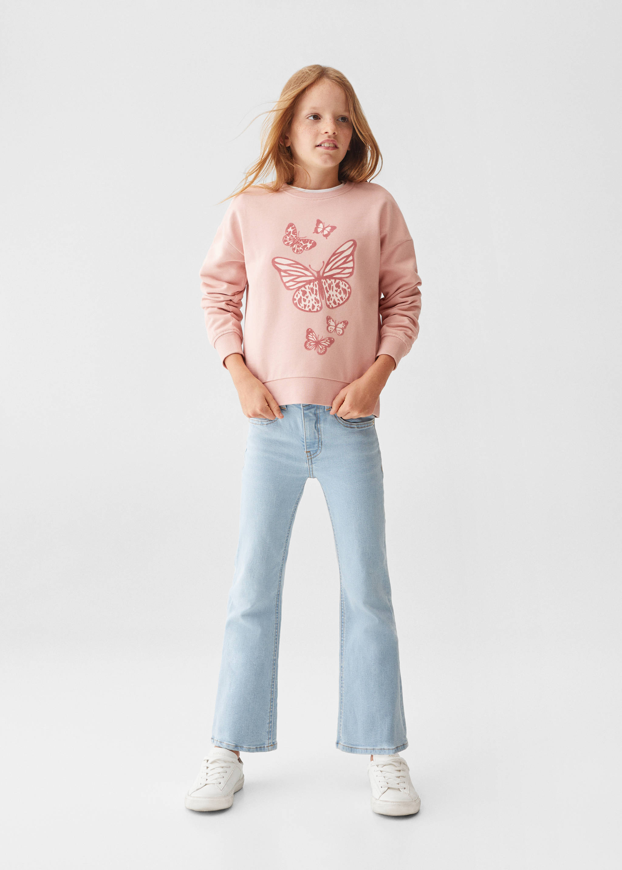 Printed cotton sweatshirt - General plane