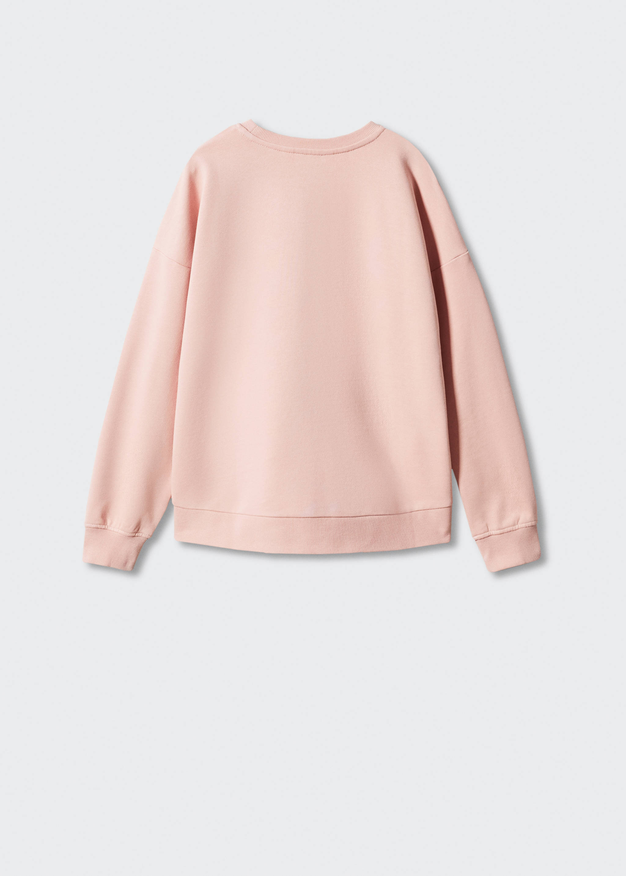 Printed cotton sweatshirt - Reverse of the article