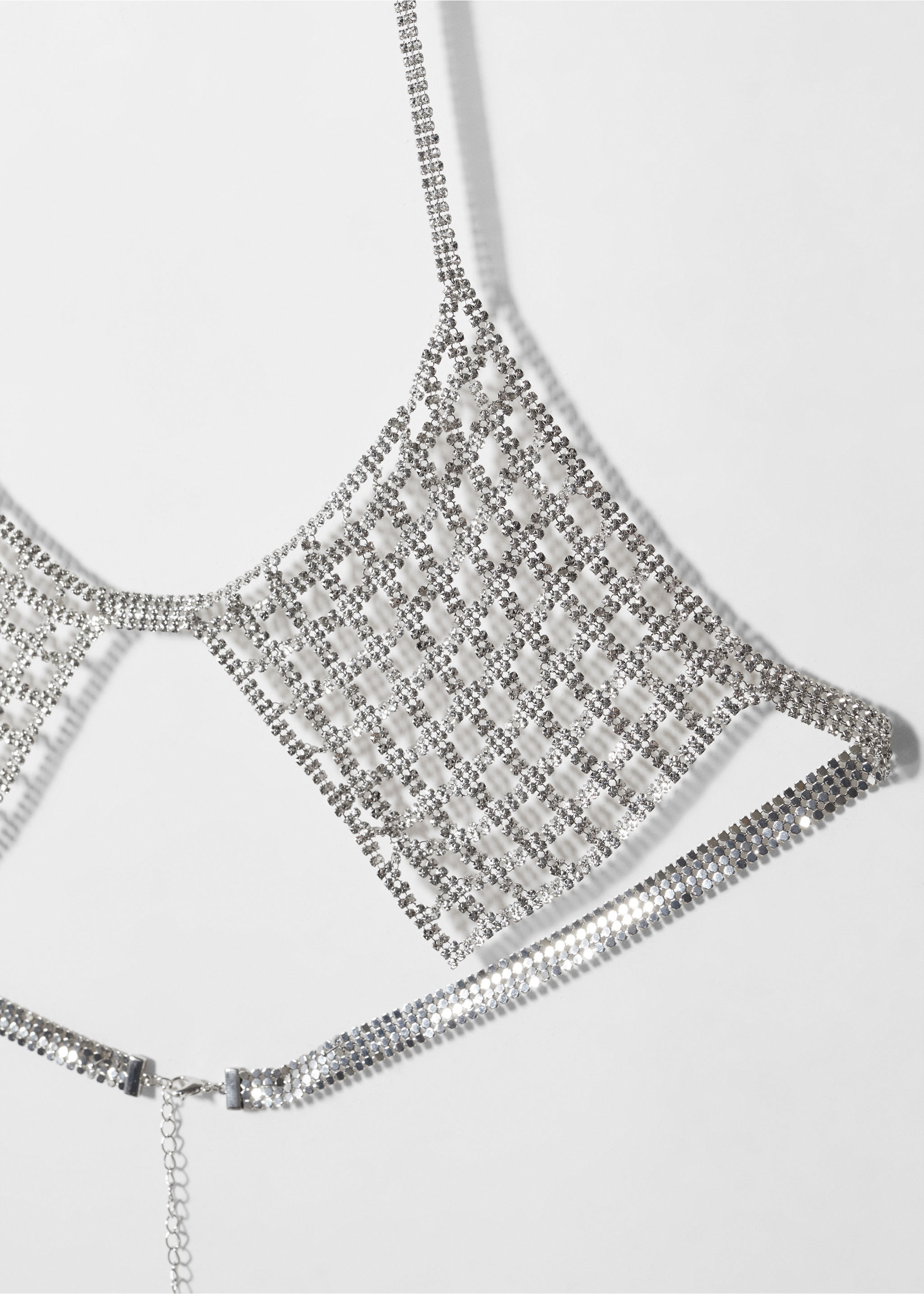 Metallic mesh bra - Details of the article 1