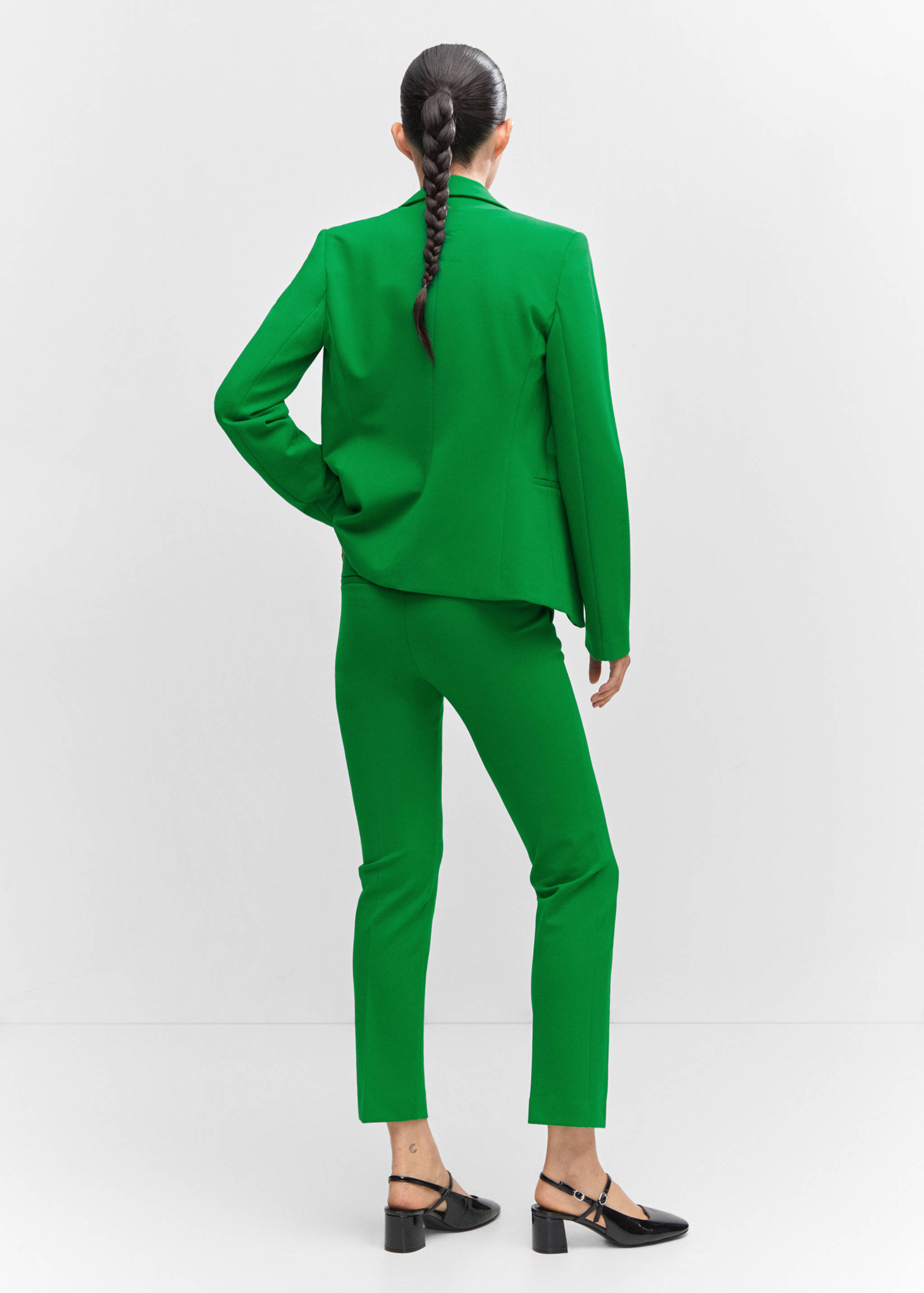 Rome-knit straight trousers - Reverse of the article