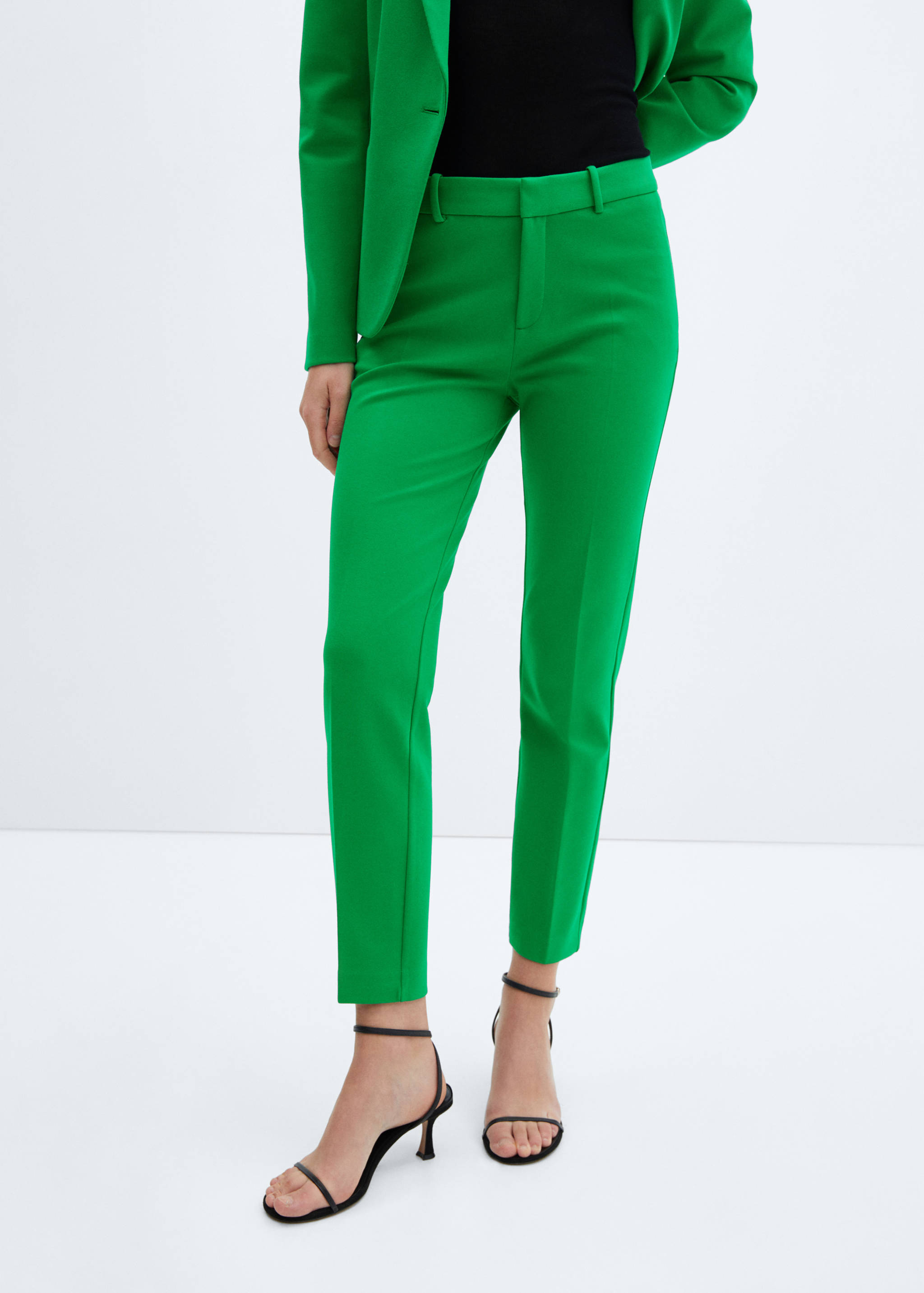 Rome-knit straight trousers - Details of the article 6