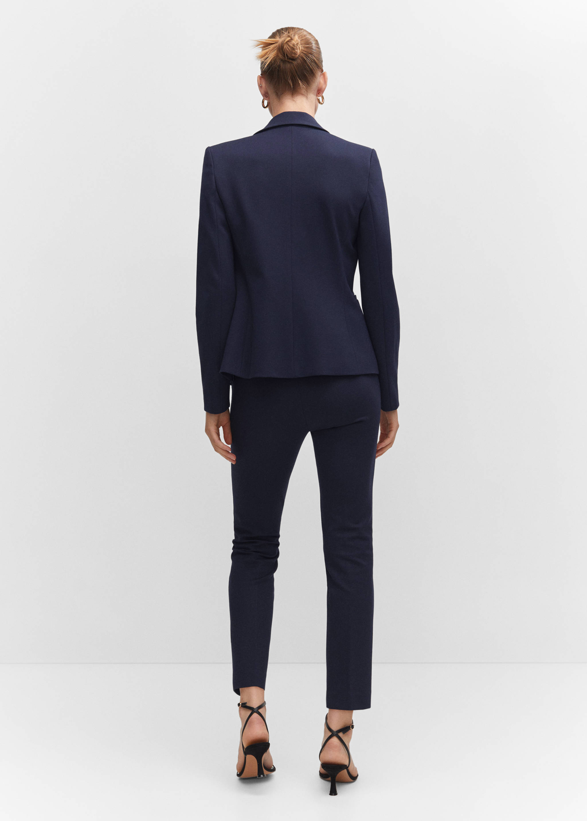 Rome-knit straight trousers - Reverse of the article