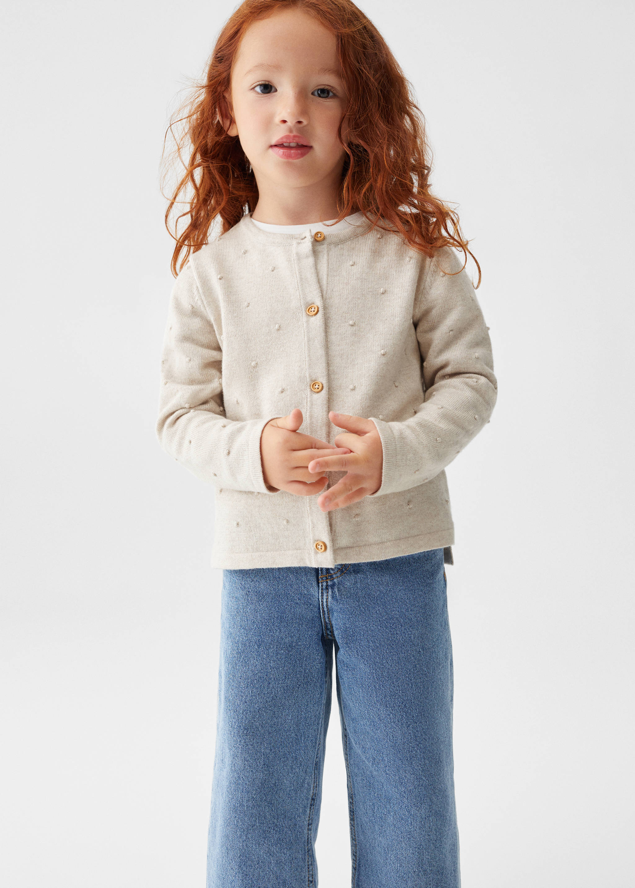 Cotton-blend cardigan - Medium plane