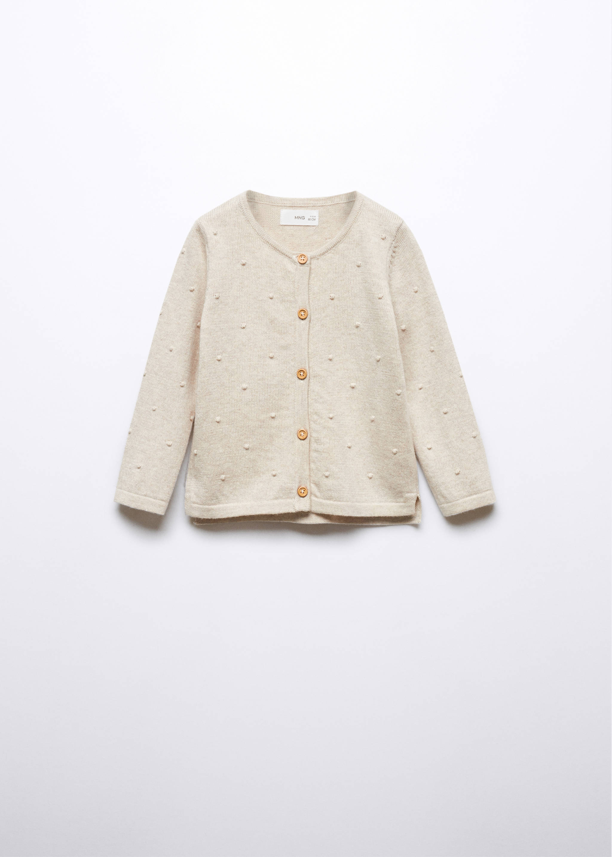 Cotton-blend cardigan - Article without model