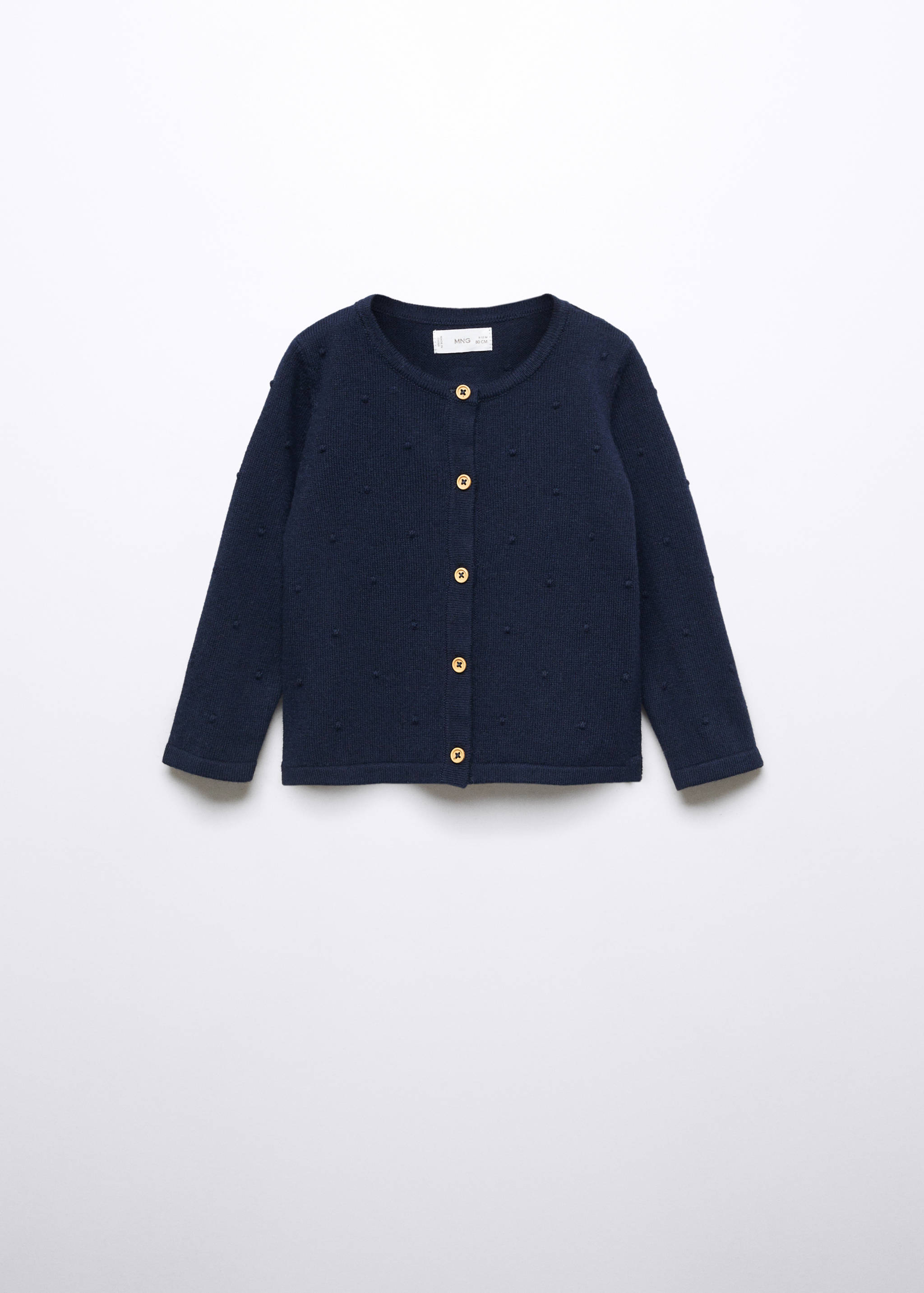 Cotton-blend cardigan - Article without model