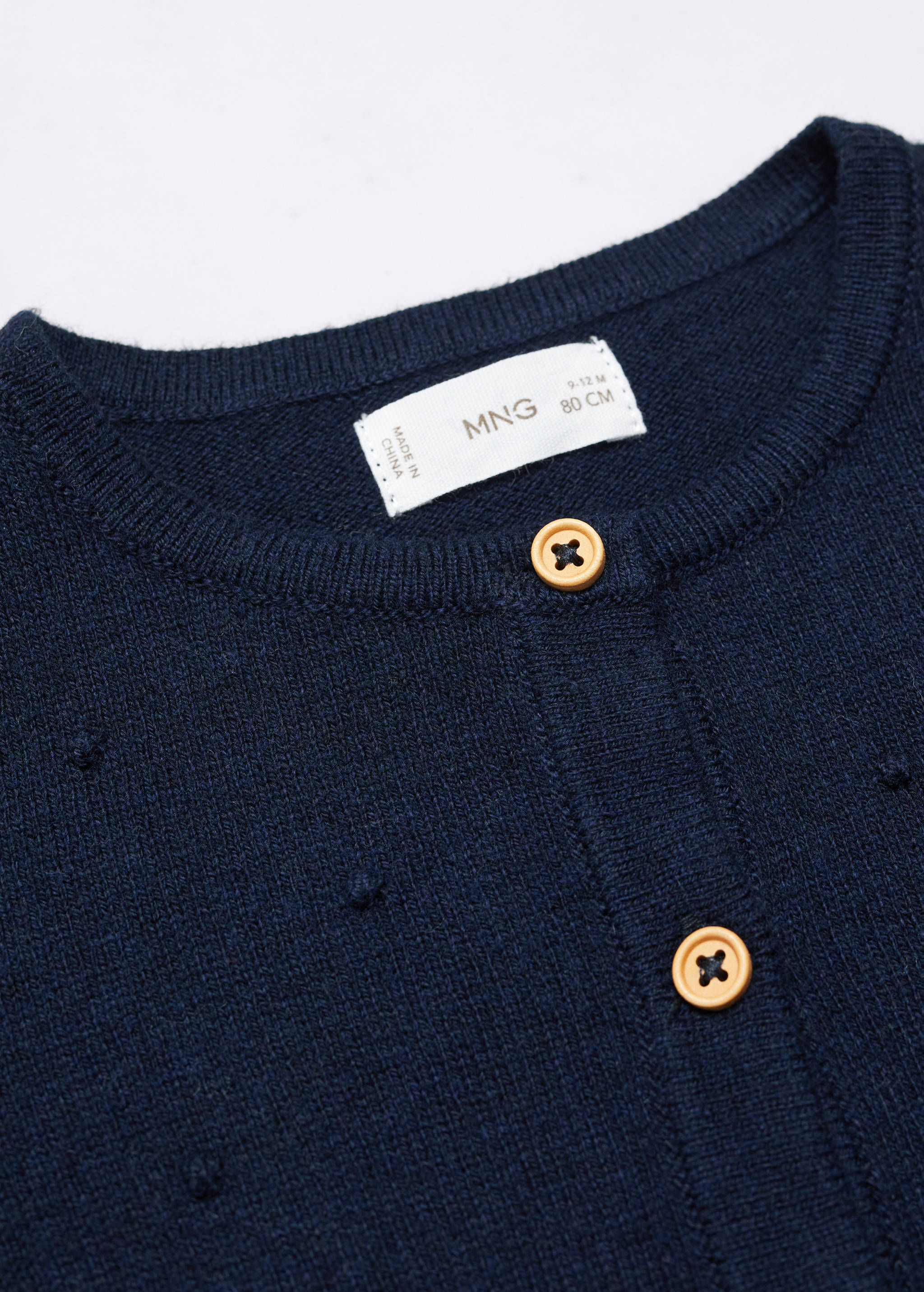 Cotton-blend cardigan - Details of the article 0