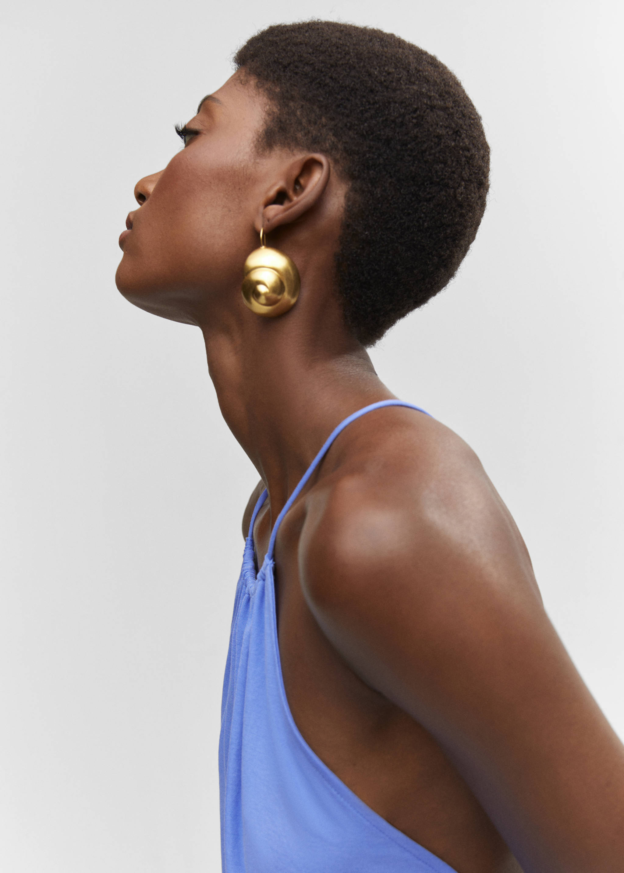 Cross-back maxi-dress - Details of the article 1